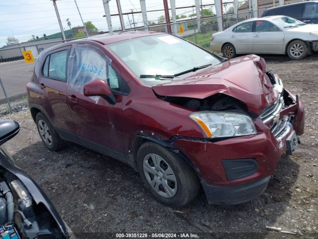 CHEVROLET TRAX 2016 3gncjksbxgl262584