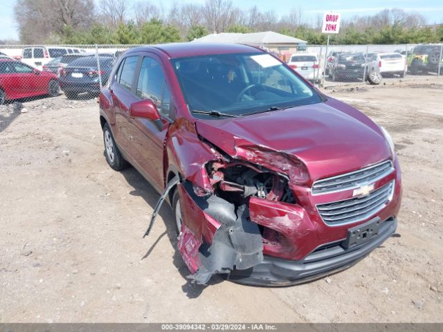 CHEVROLET TRAX 2016 3gncjksbxgl275108