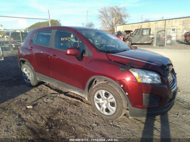 CHEVROLET TRAX 2016 3gncjksbxgl279417