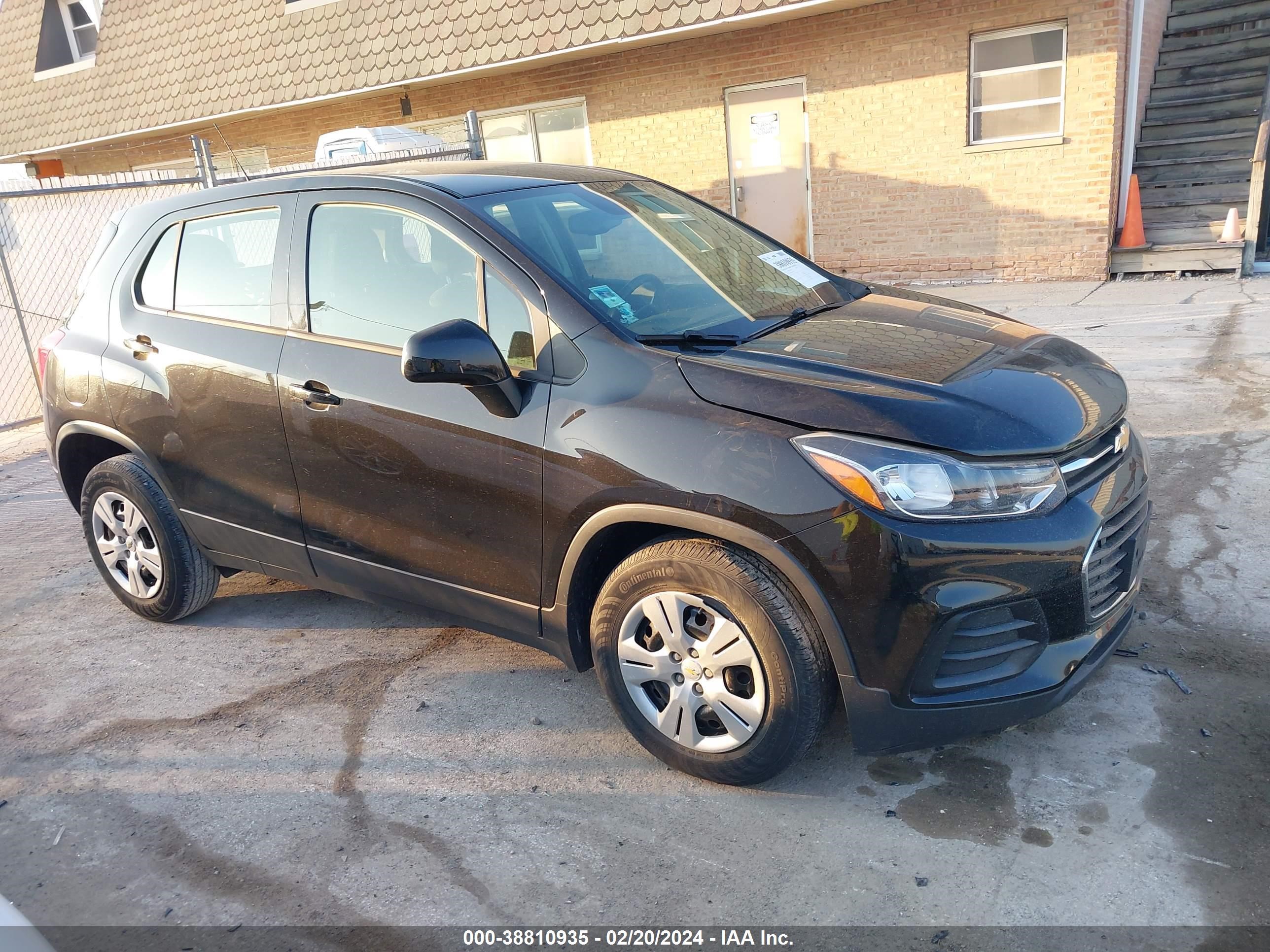 CHEVROLET TRAX 2017 3gncjksbxhl220711