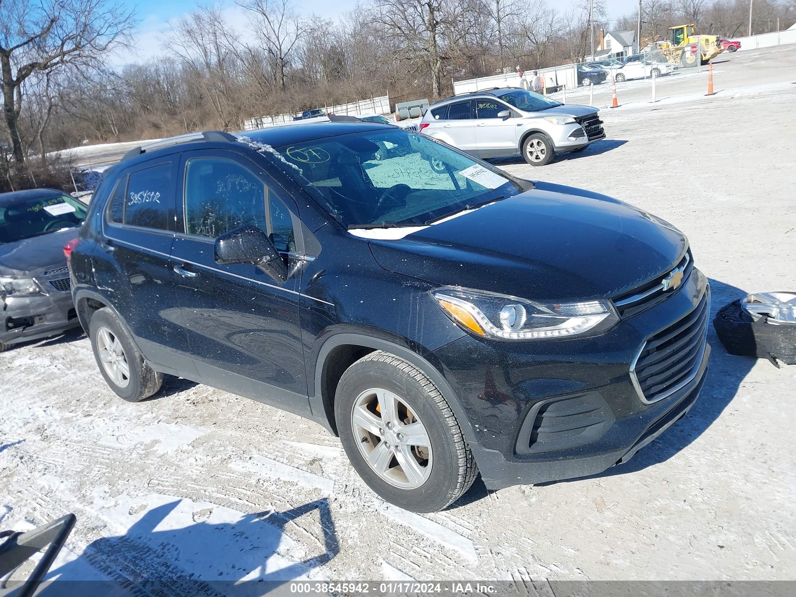 CHEVROLET TRAX 2017 3gncjlsb2hl264580