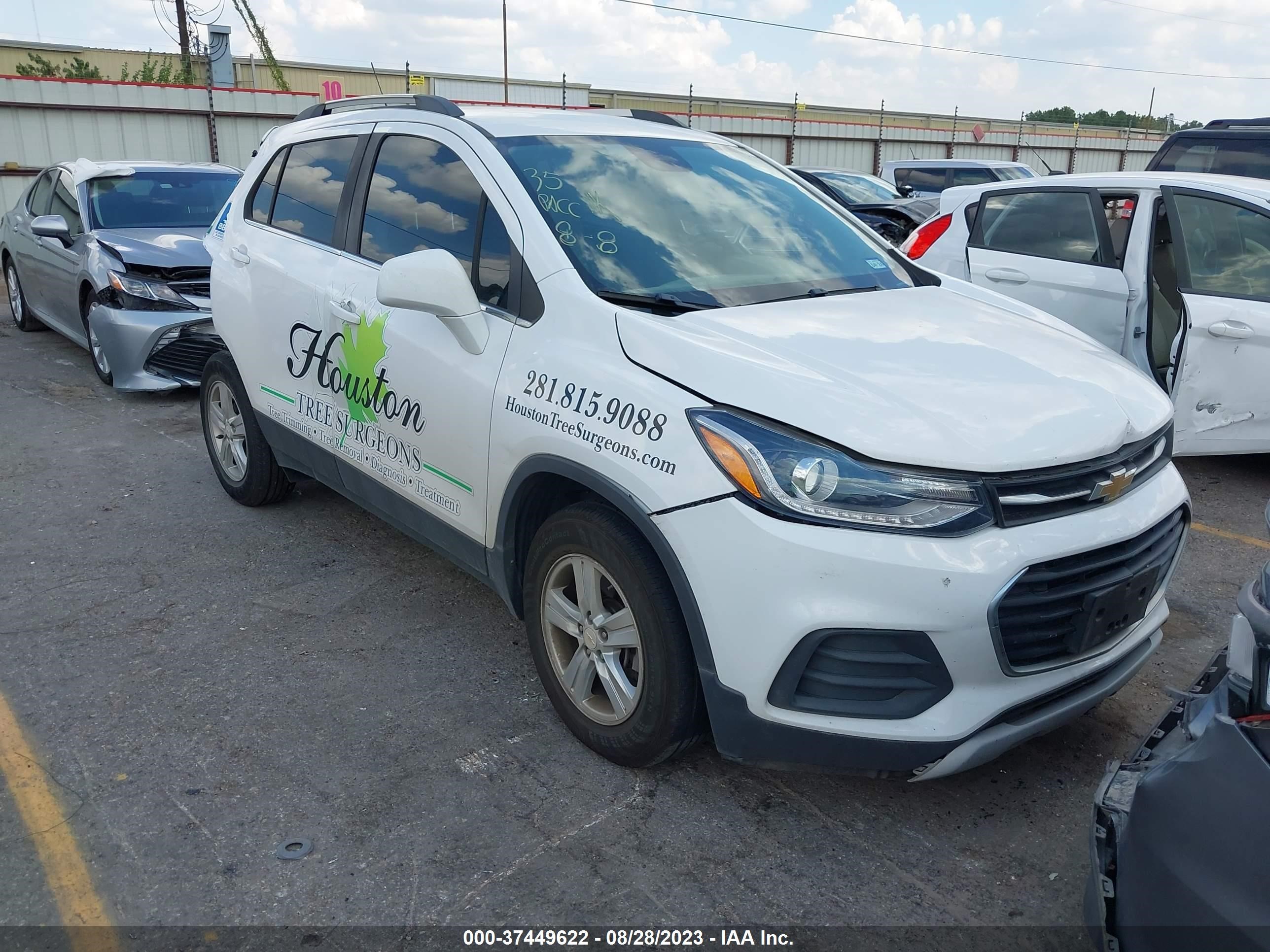 CHEVROLET TRAX 2020 3gncjlsb2ll232088