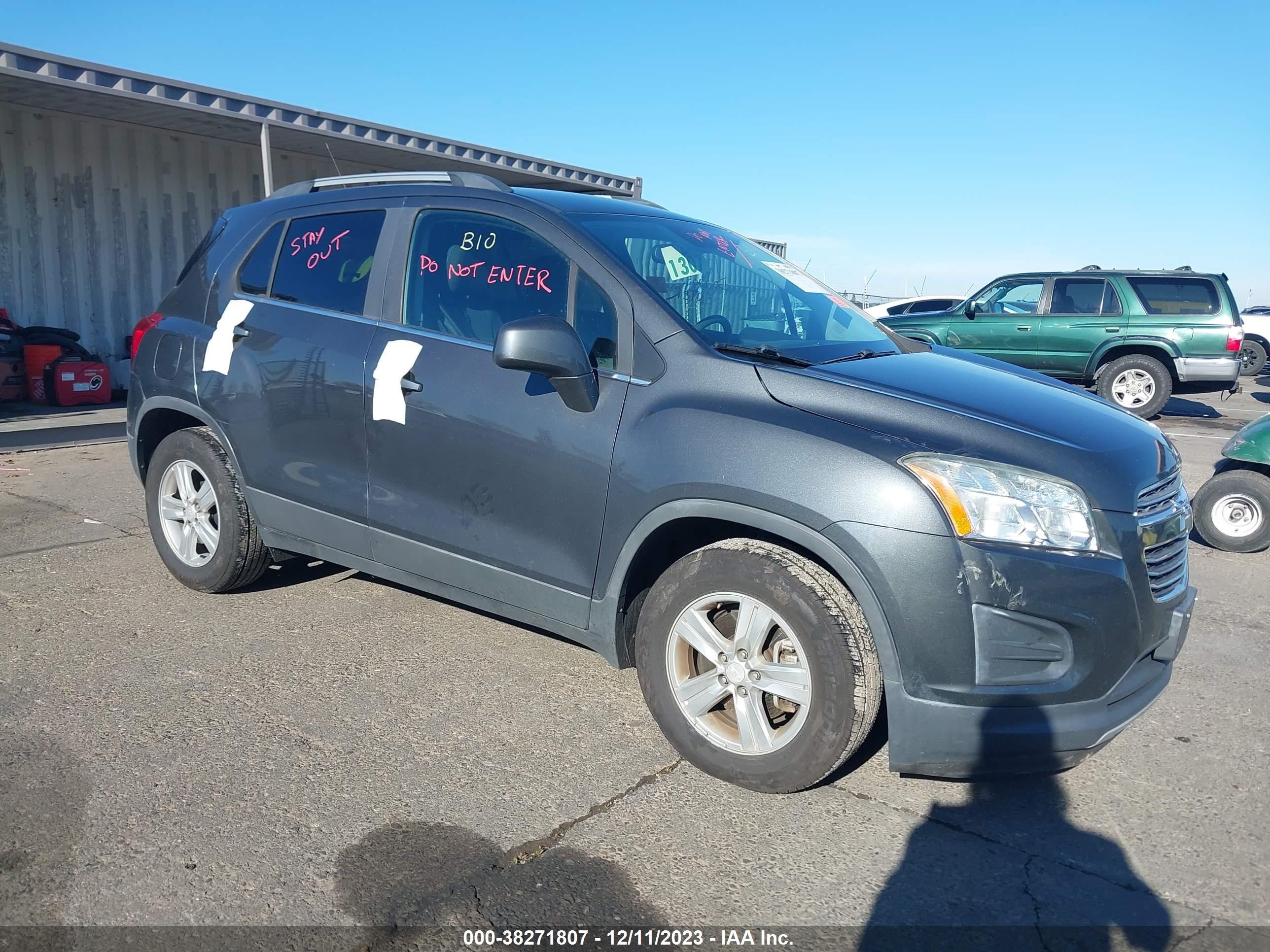 CHEVROLET TRAX 2016 3gncjlsb3gl233661