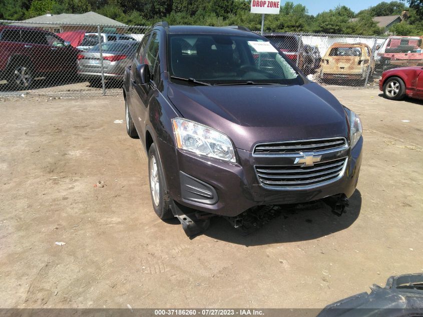 CHEVROLET TRAX 2016 3gncjlsb4gl212334