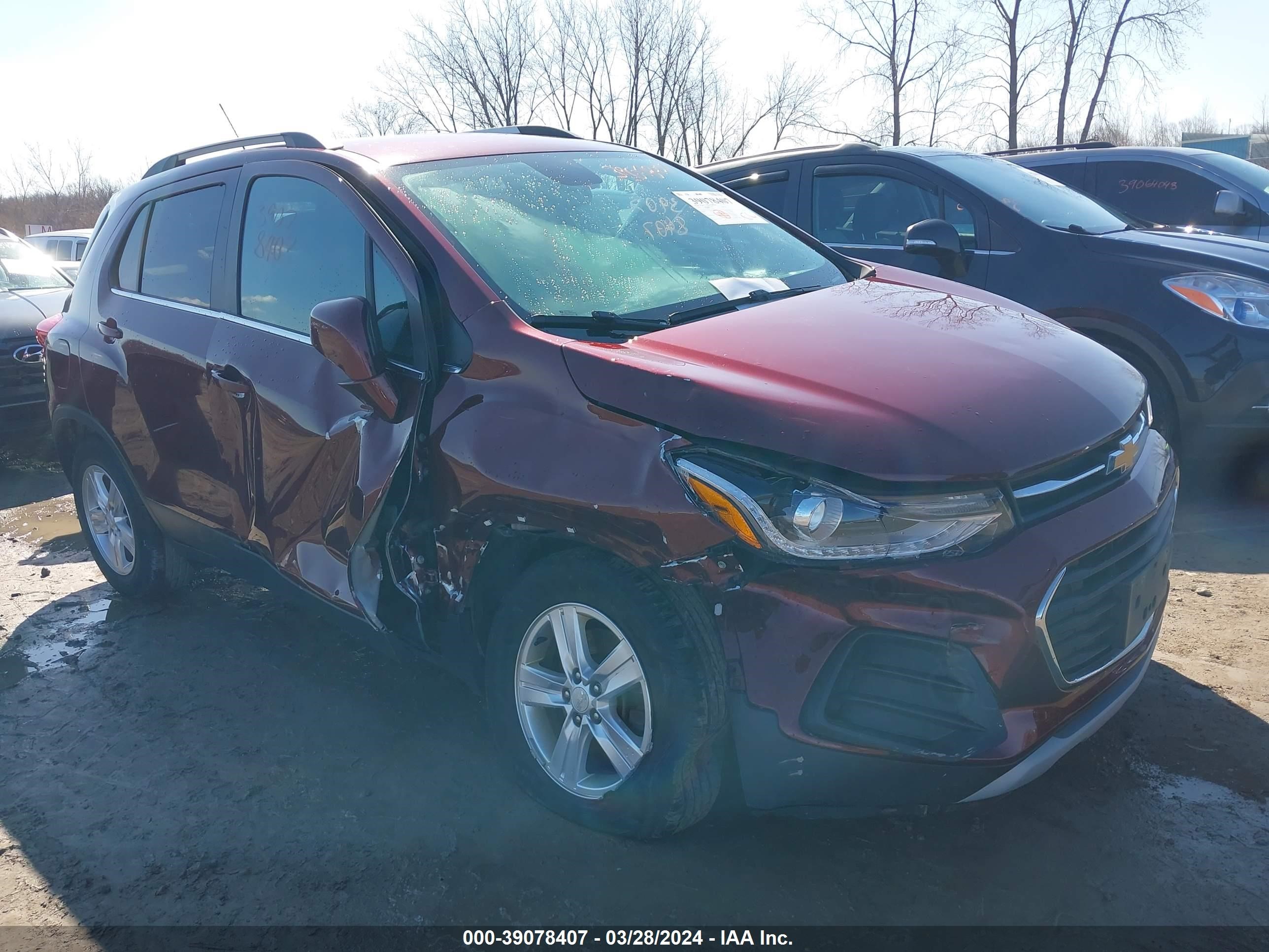 CHEVROLET TRAX 2017 3gncjlsb6hl159167