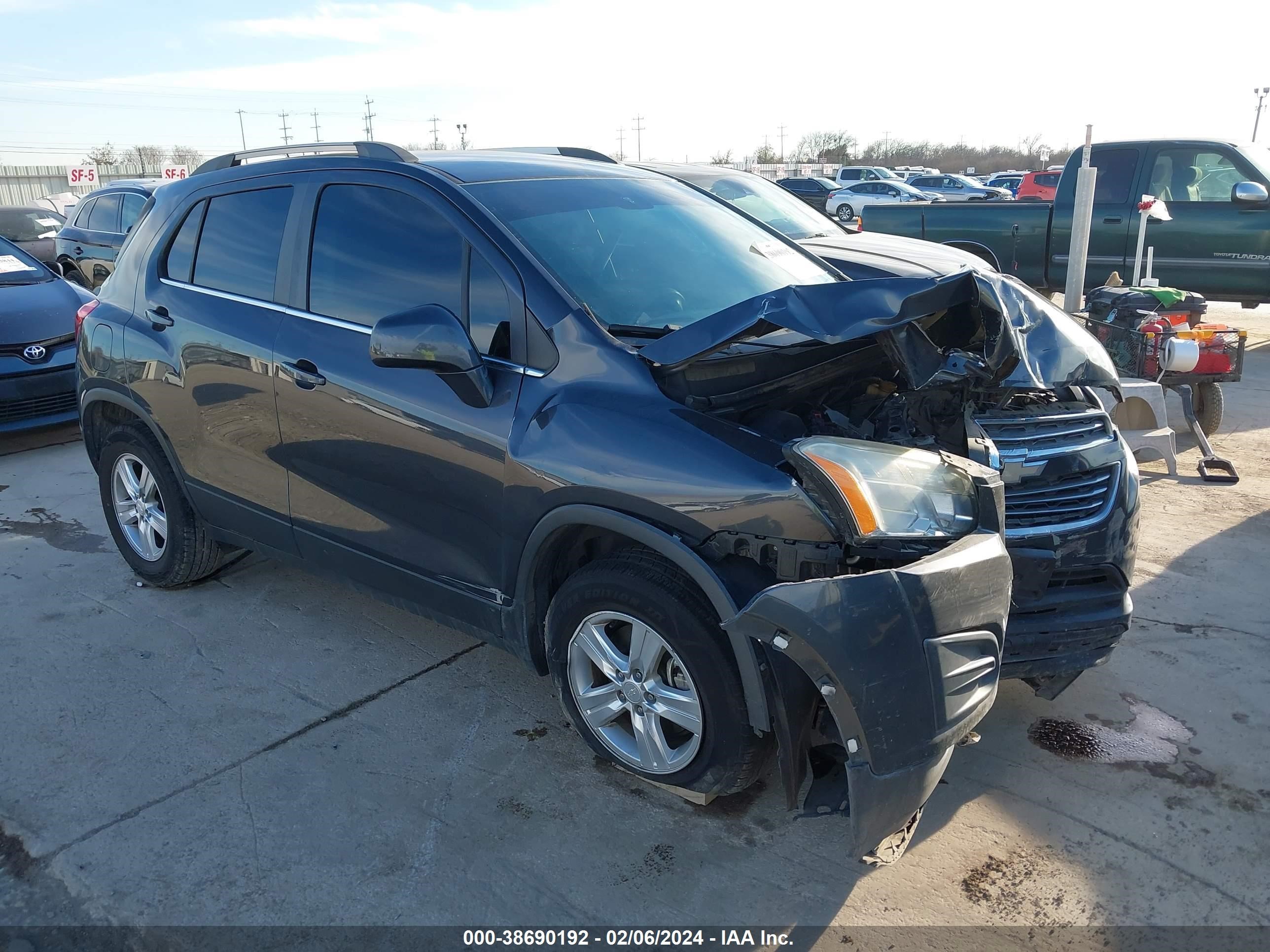 CHEVROLET TRAX 2016 3gncjlsb7gl134034