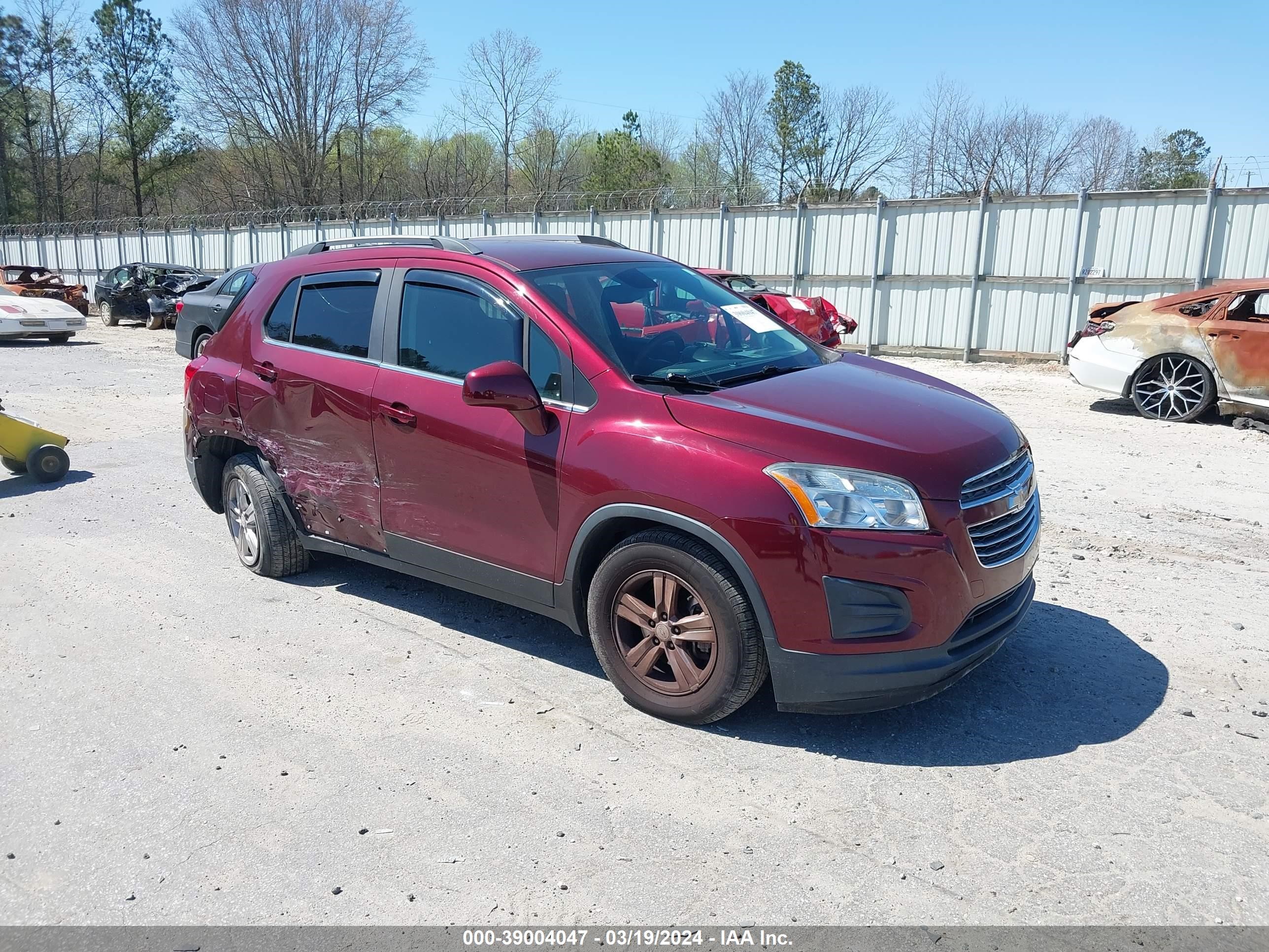 CHEVROLET TRAX 2016 3gncjlsb7gl277260