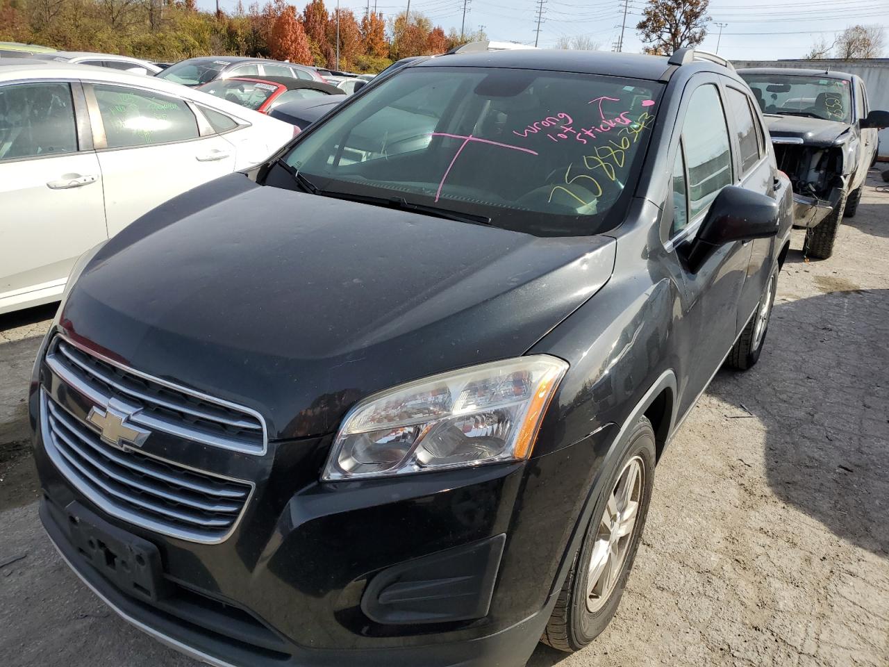 CHEVROLET TRAX 2015 3gncjlsb8fl254021