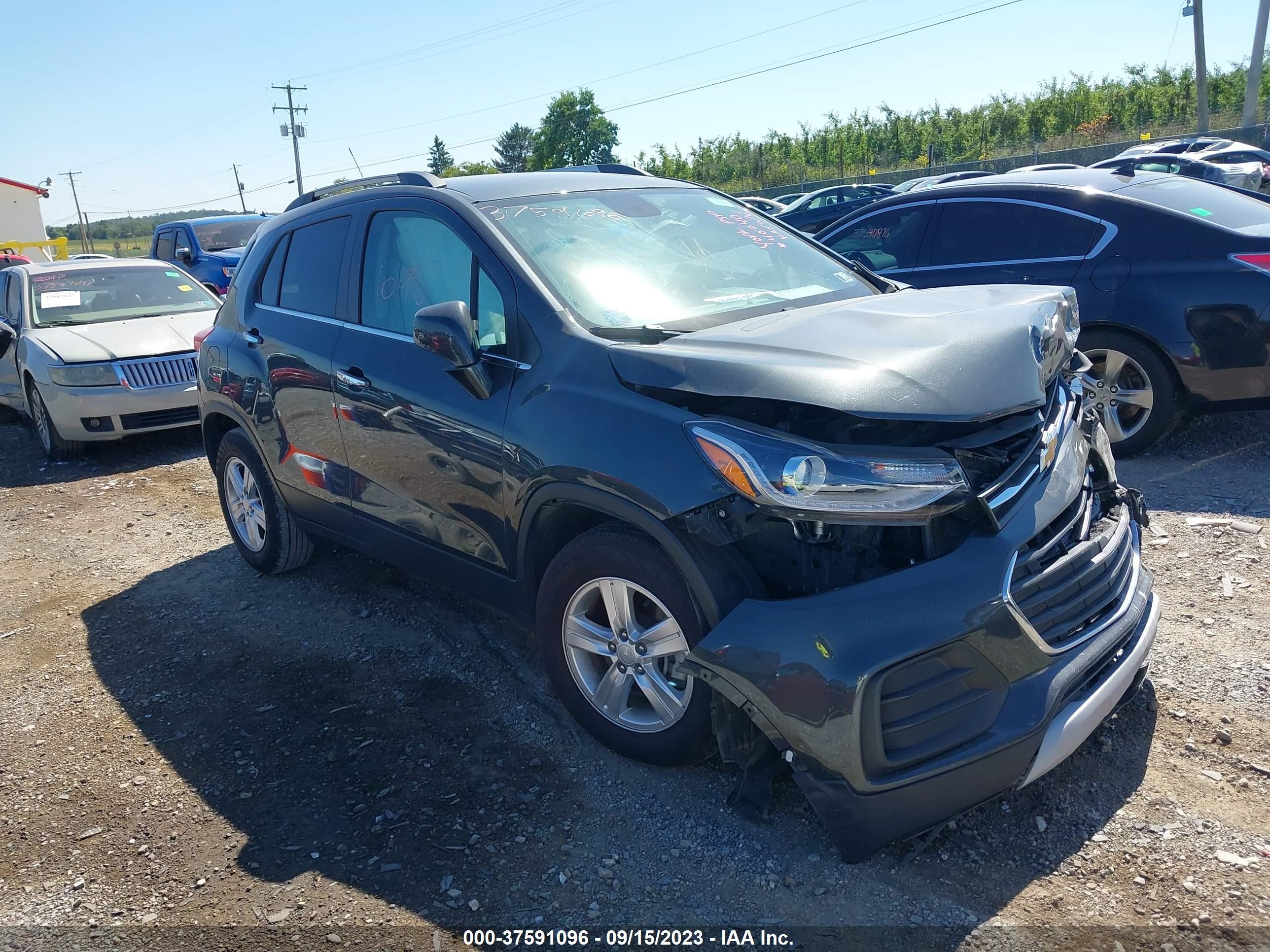 CHEVROLET TRAX 2019 3gncjlsb8kl236614