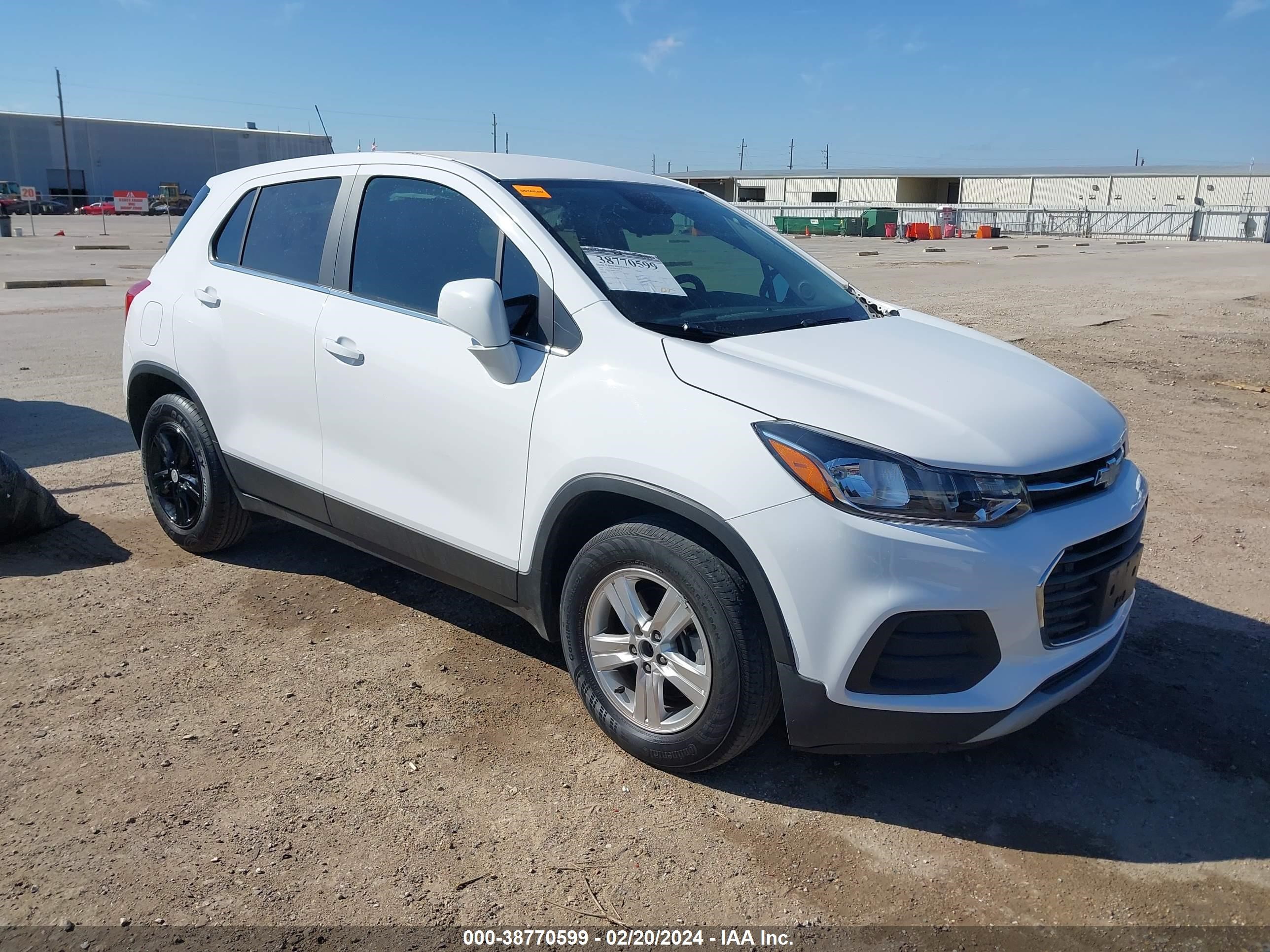 CHEVROLET TRAX 2020 3gncjlsb9ll205759