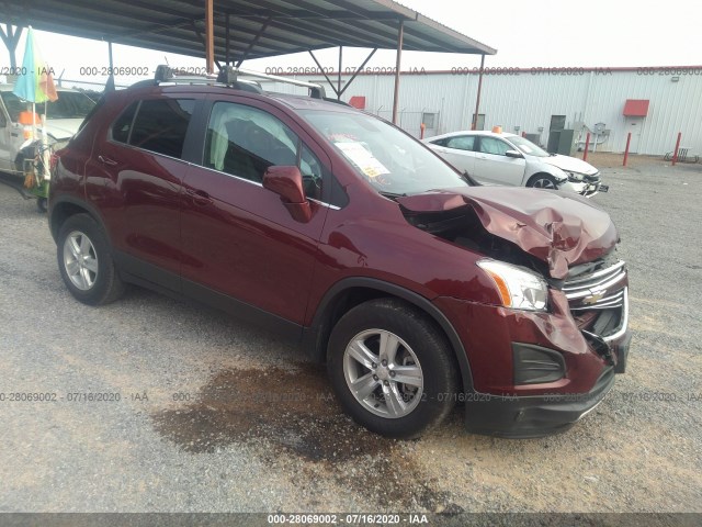 CHEVROLET TRAX 2016 3gncjlsbxgl123867