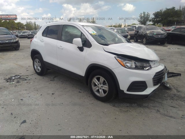 CHEVROLET TRAX 2019 3gncjnsb1kl173626