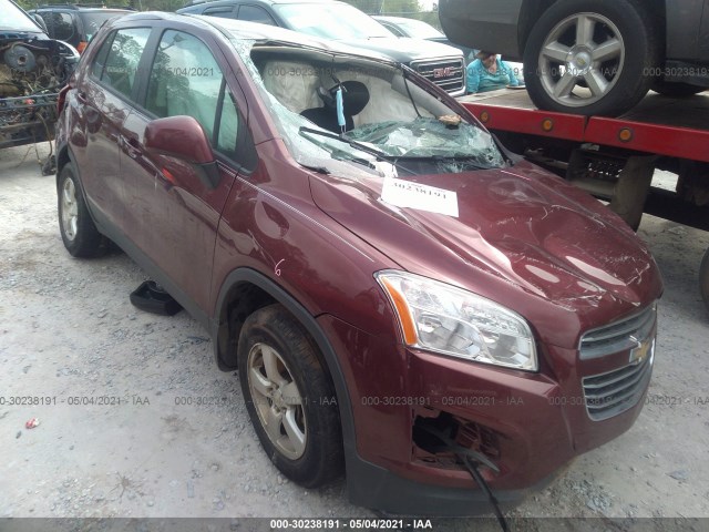 CHEVROLET TRAX 2016 3gncjnsb2gl155126