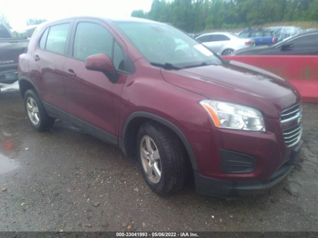 CHEVROLET TRAX 2016 3gncjnsb4gl140904