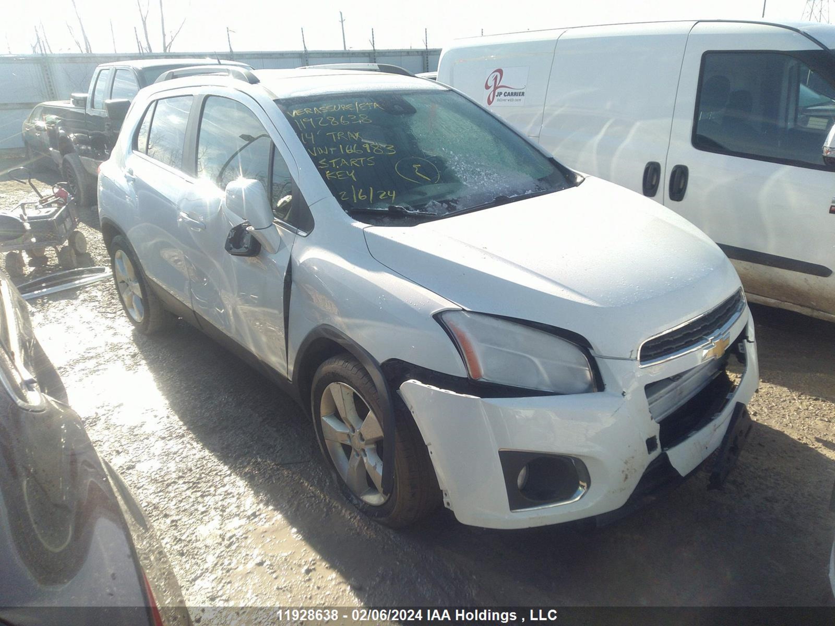 CHEVROLET TRAX 2014 3gncjnsb6el166983