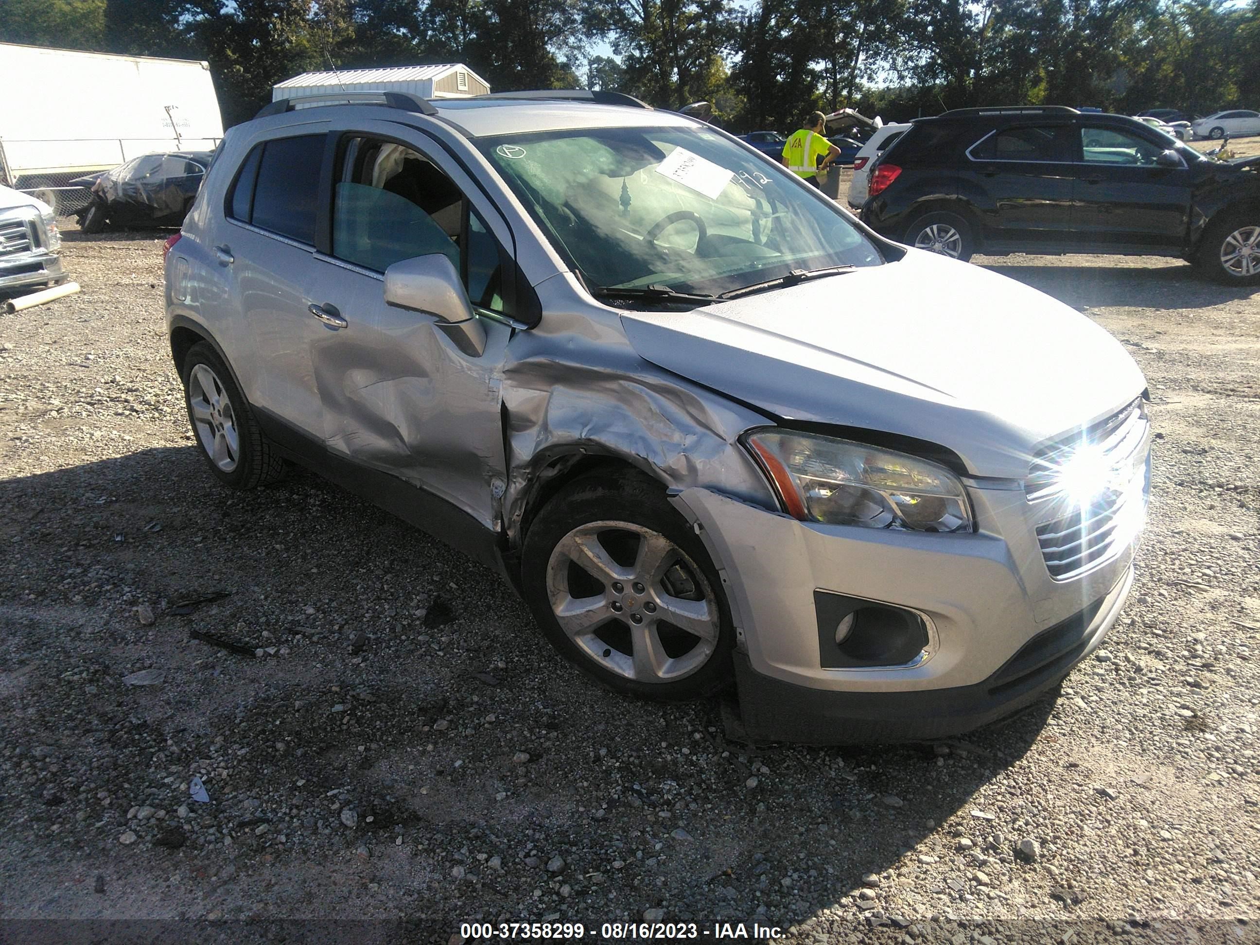 CHEVROLET TRAX 2015 3gncjnsb6fl251792