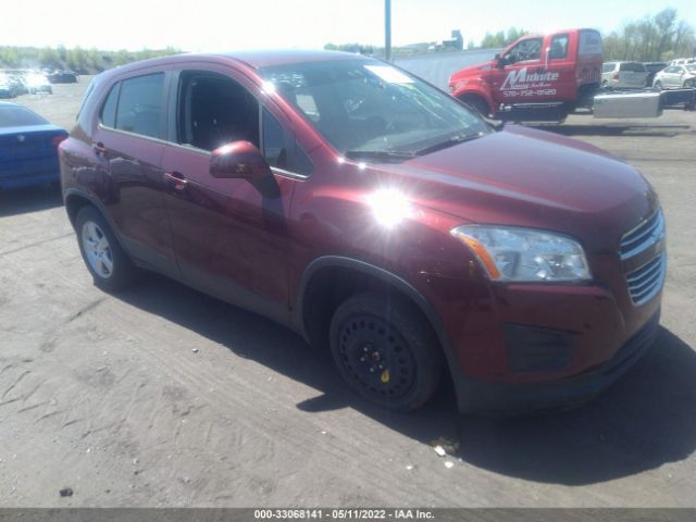 CHEVROLET TRAX 2016 3gncjnsb6gl154111