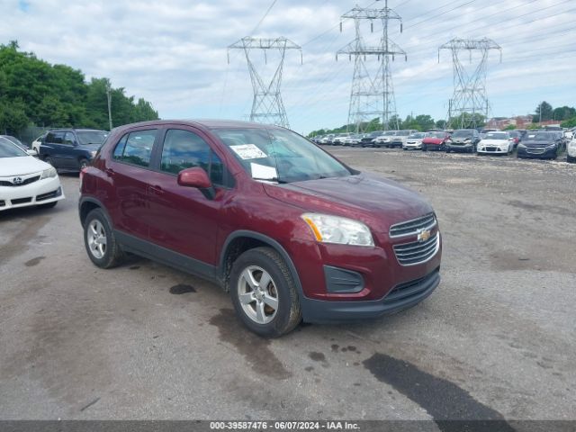 CHEVROLET TRAX 2016 3gncjnsb7gl233514