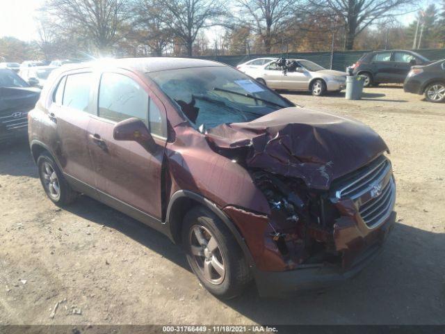 CHEVROLET TRAX 2016 3gncjnsb7gl258736