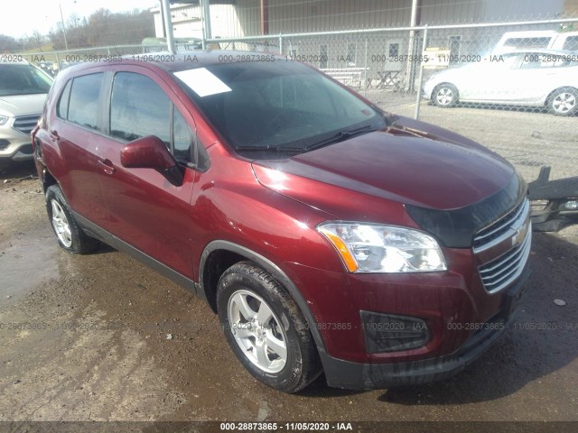 CHEVROLET TRAX 2016 3gncjnsb7gl261152