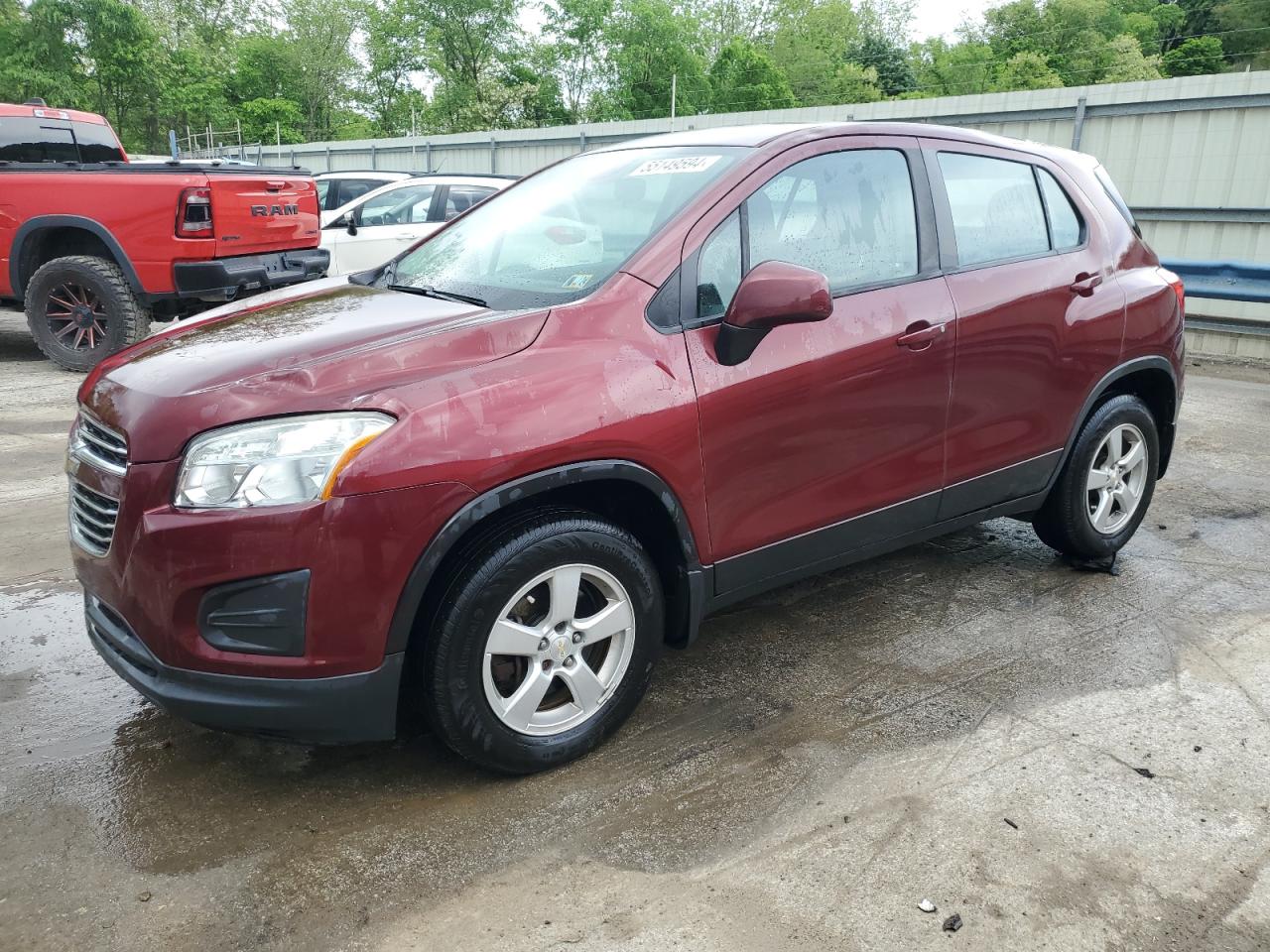 CHEVROLET TRAX 2016 3gncjnsb7gl261605