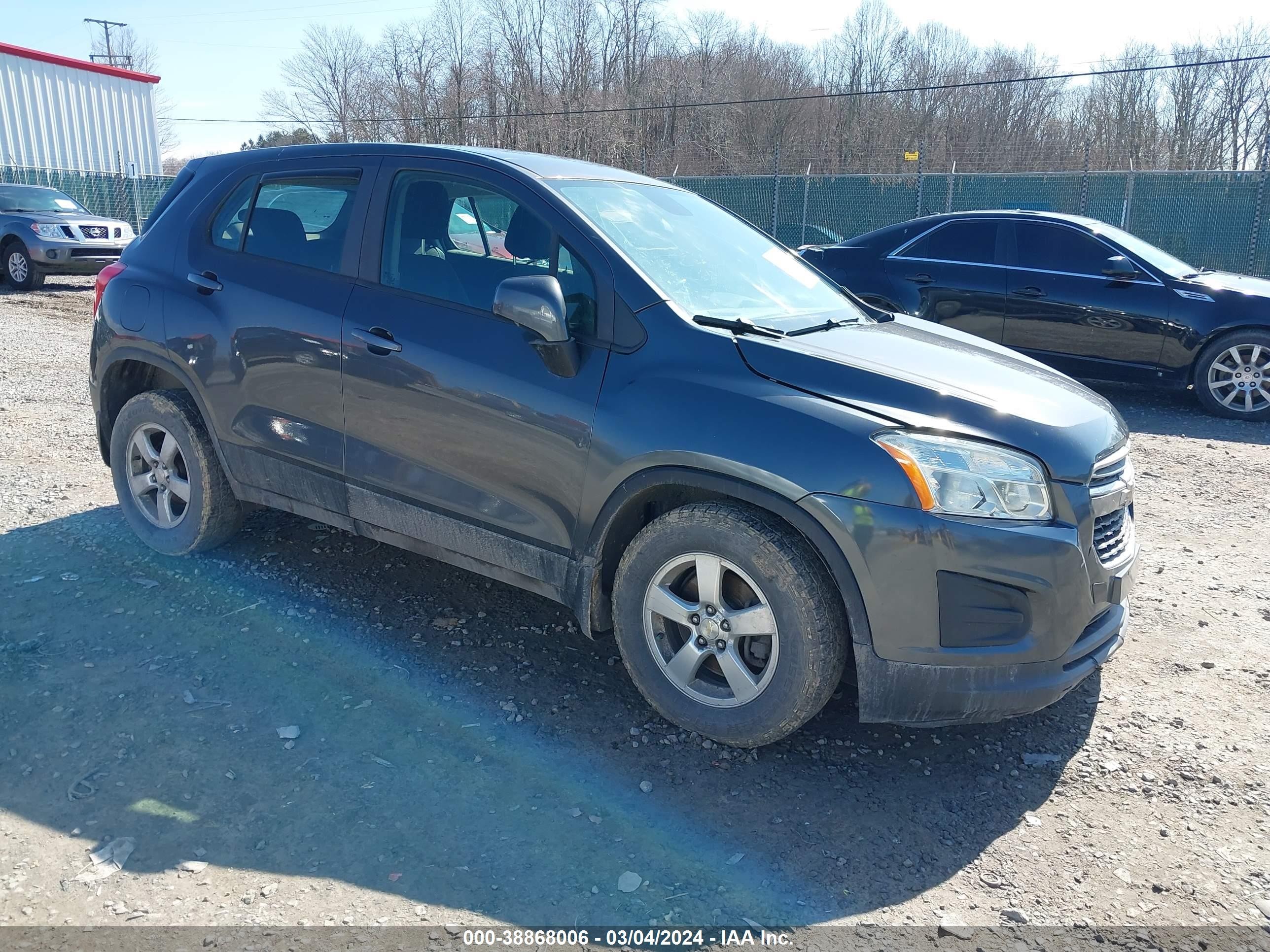 CHEVROLET TRAX 2016 3gncjnsb7gl262723