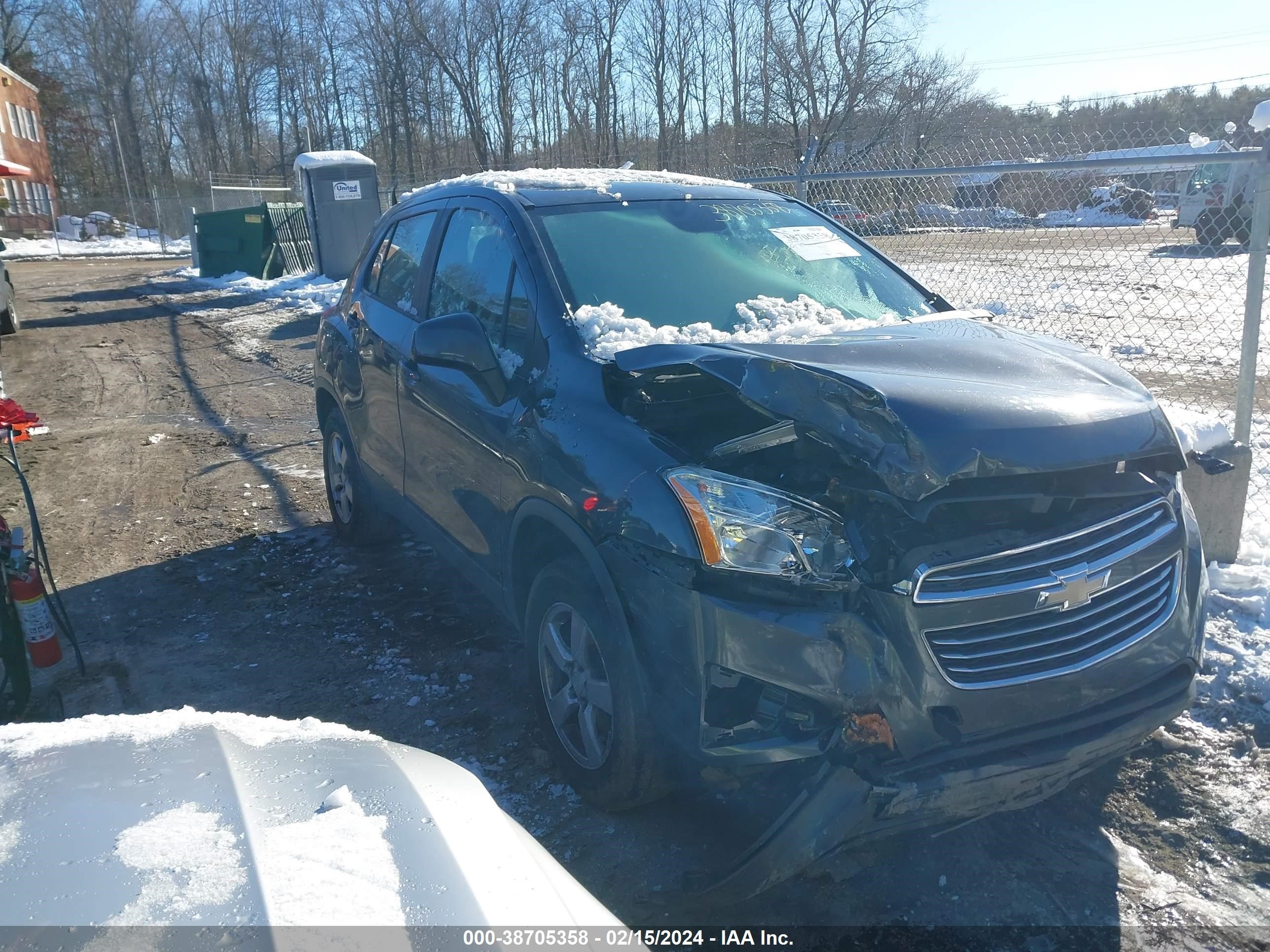 CHEVROLET TRAX 2016 3gncjnsb9gl220666