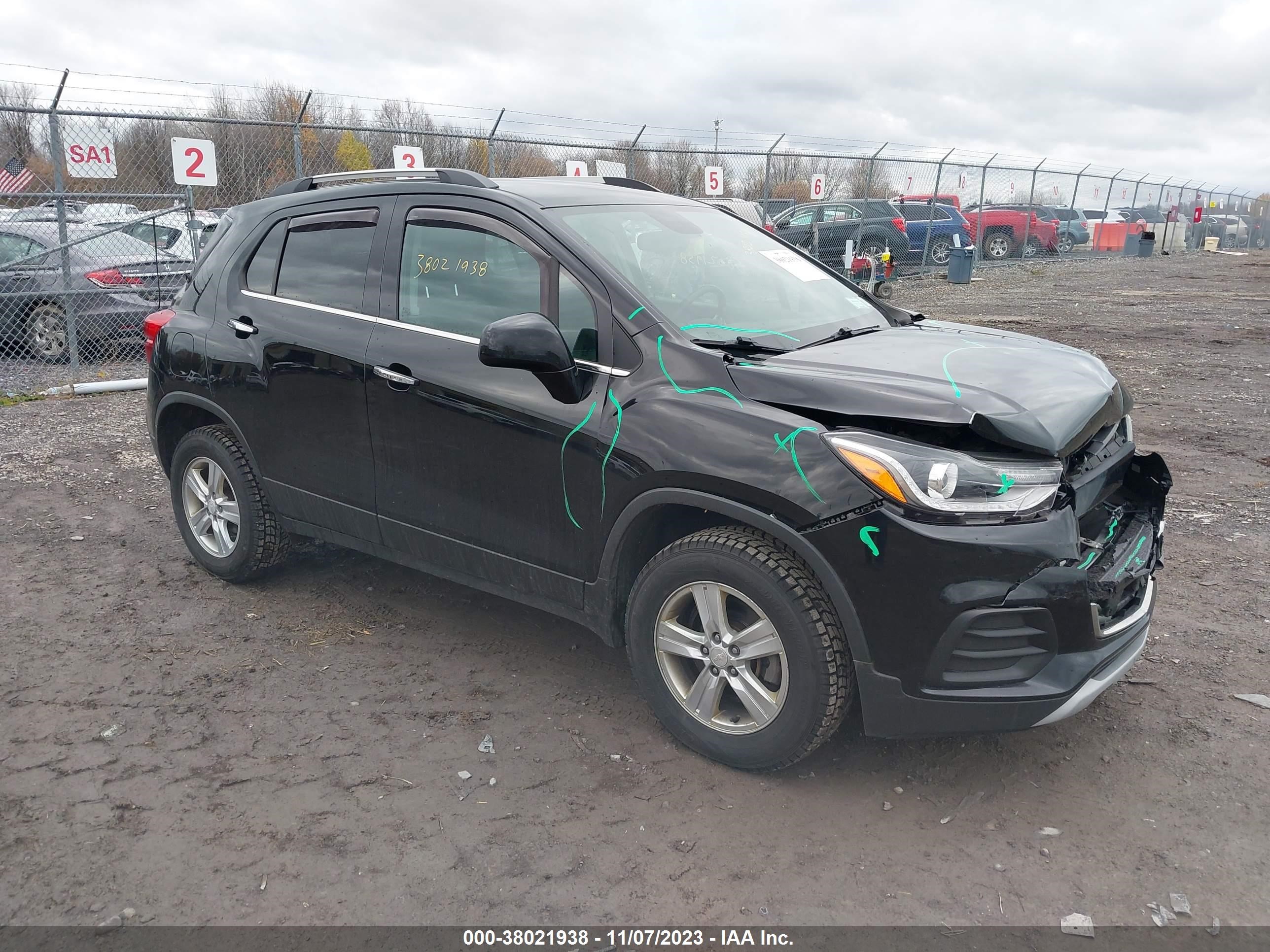 CHEVROLET TRAX 2018 3gncjpsb2jl391746