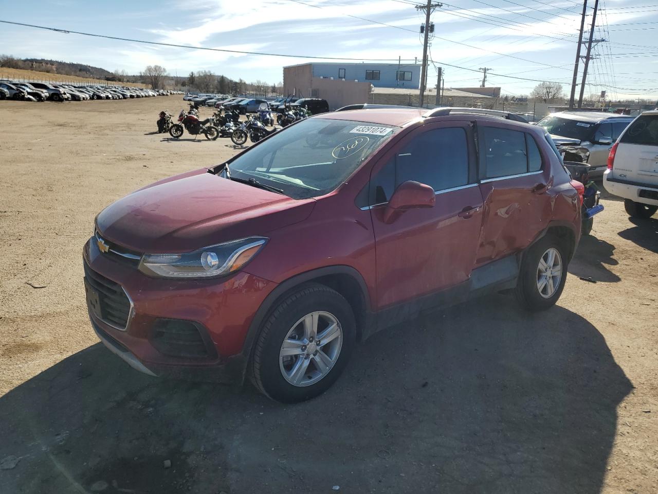 CHEVROLET TRAX 2019 3gncjpsb7kl187896