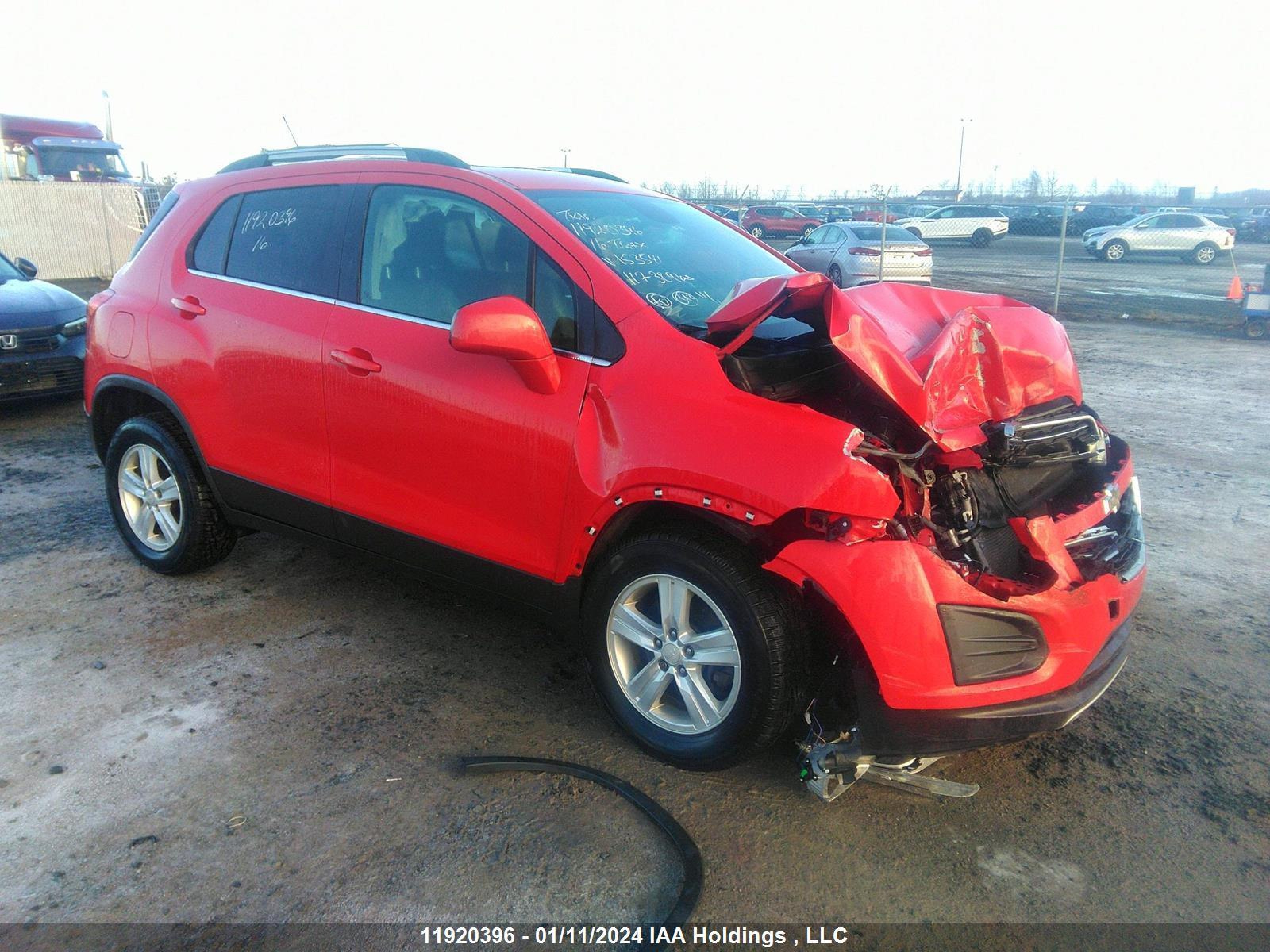 CHEVROLET TRAX 2016 3gncjpsb9gl153451