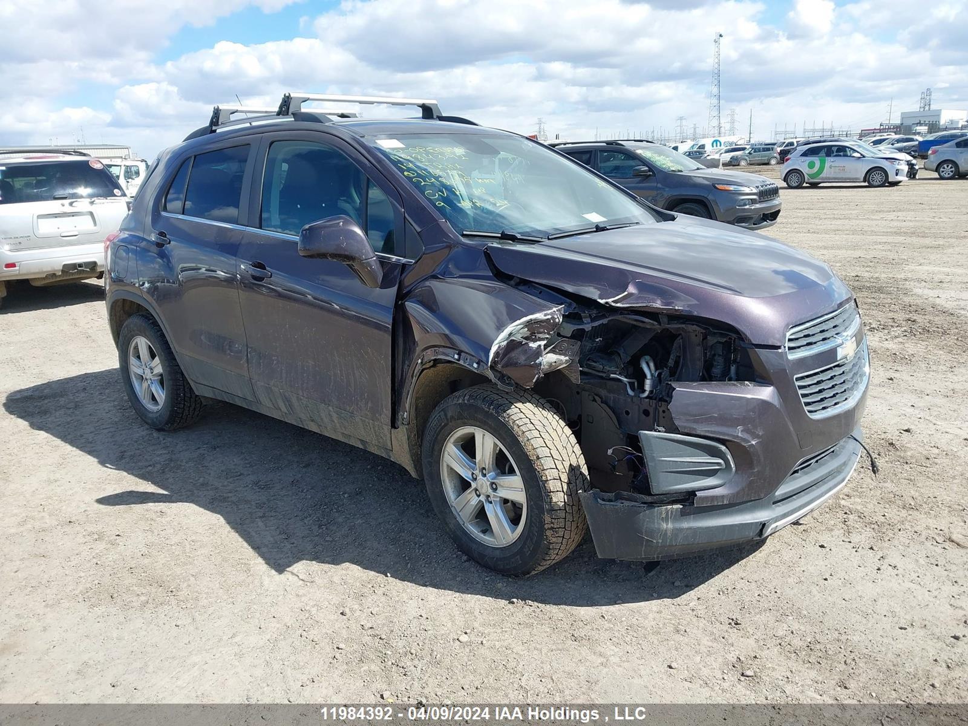 CHEVROLET TRAX 2014 3gncjreb8el116539