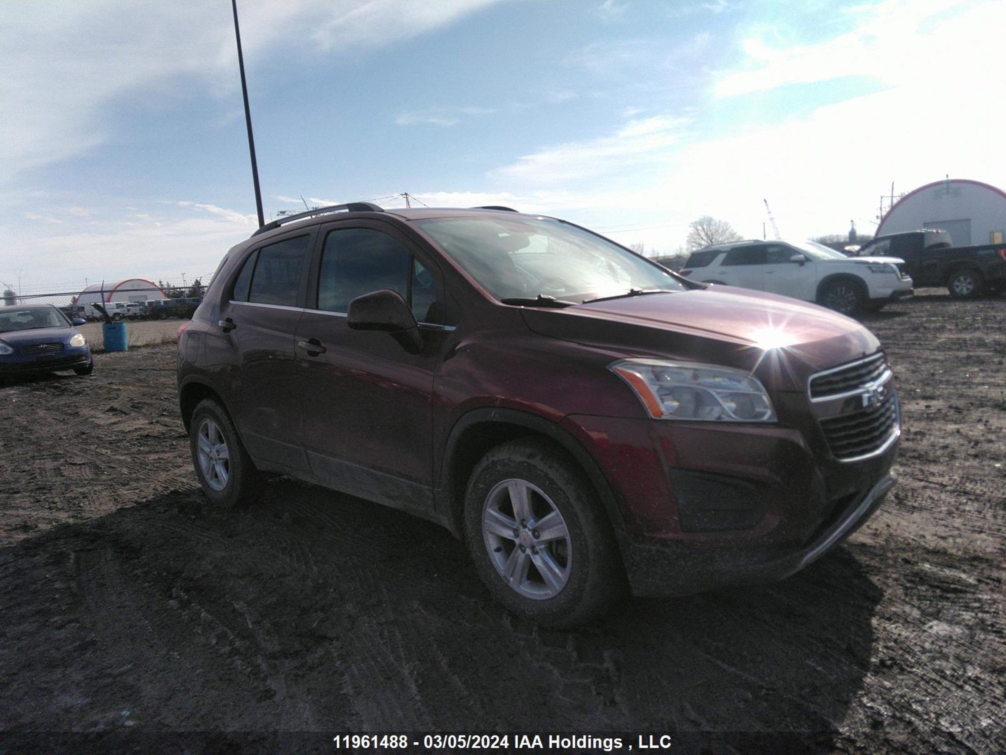 CHEVROLET TRAX 2013 3gncjrsb2dl150513