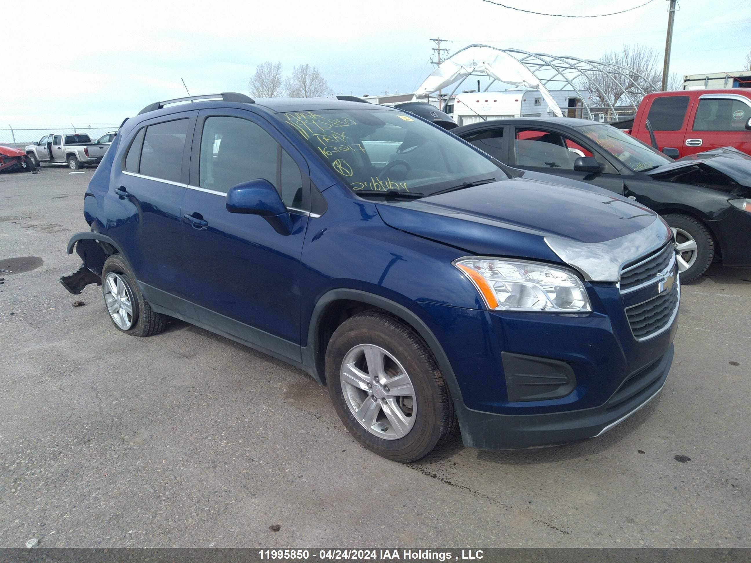 CHEVROLET TRAX 2014 3gncjrsb6el163217