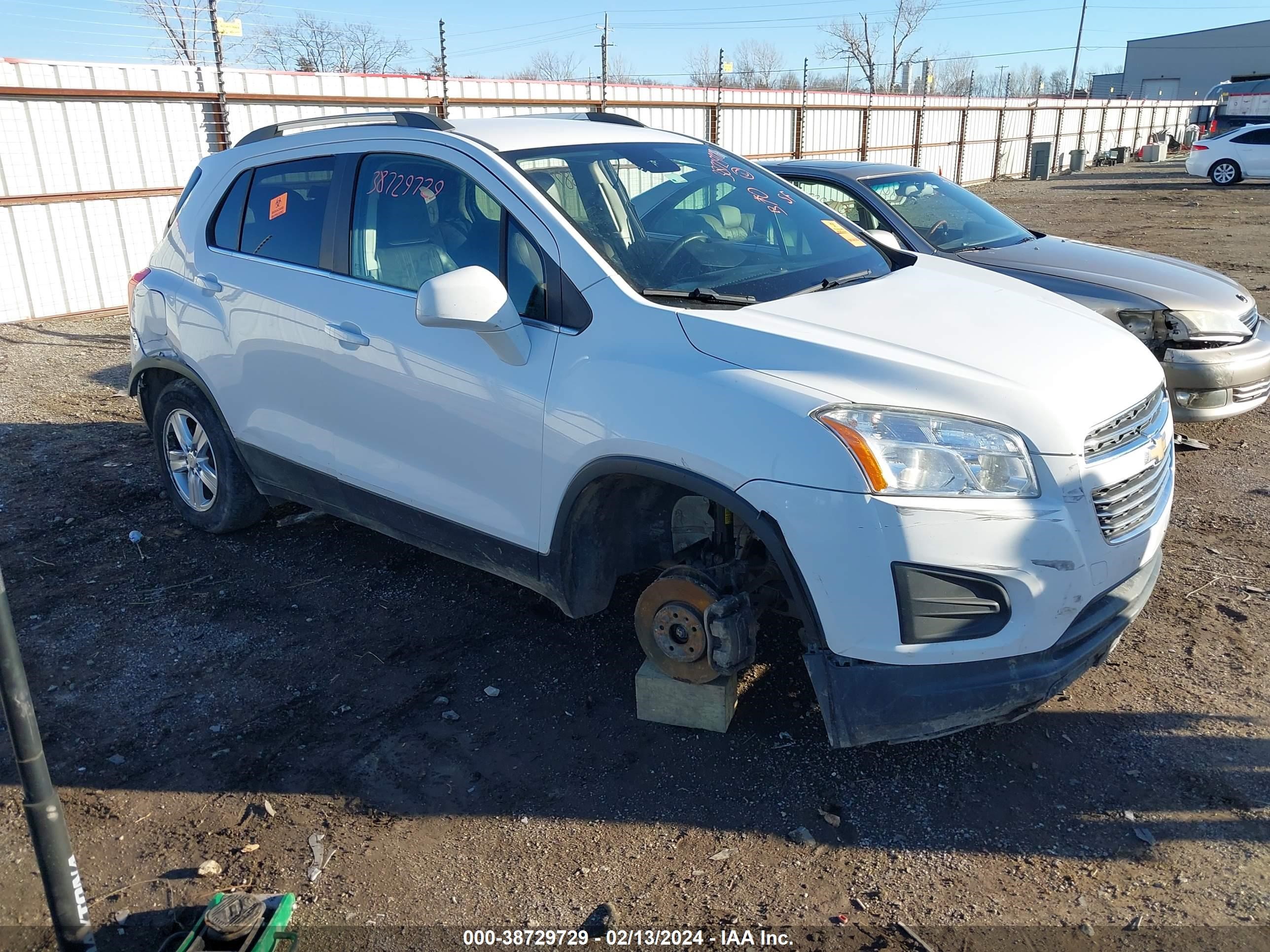 CHEVROLET TRAX 2015 3gncjrsb6fl247944