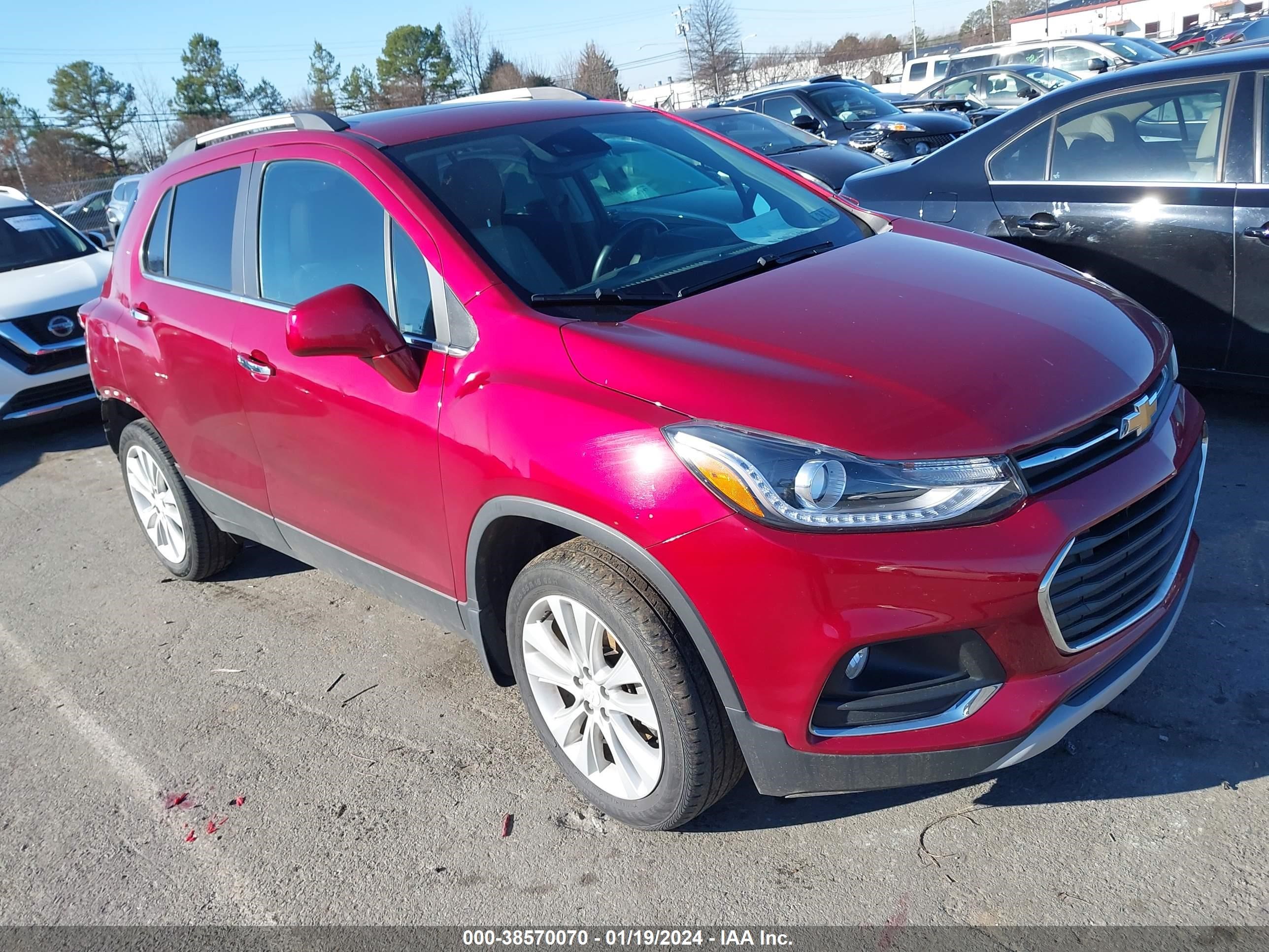 CHEVROLET TRAX 2018 3gncjrsb8jl173984