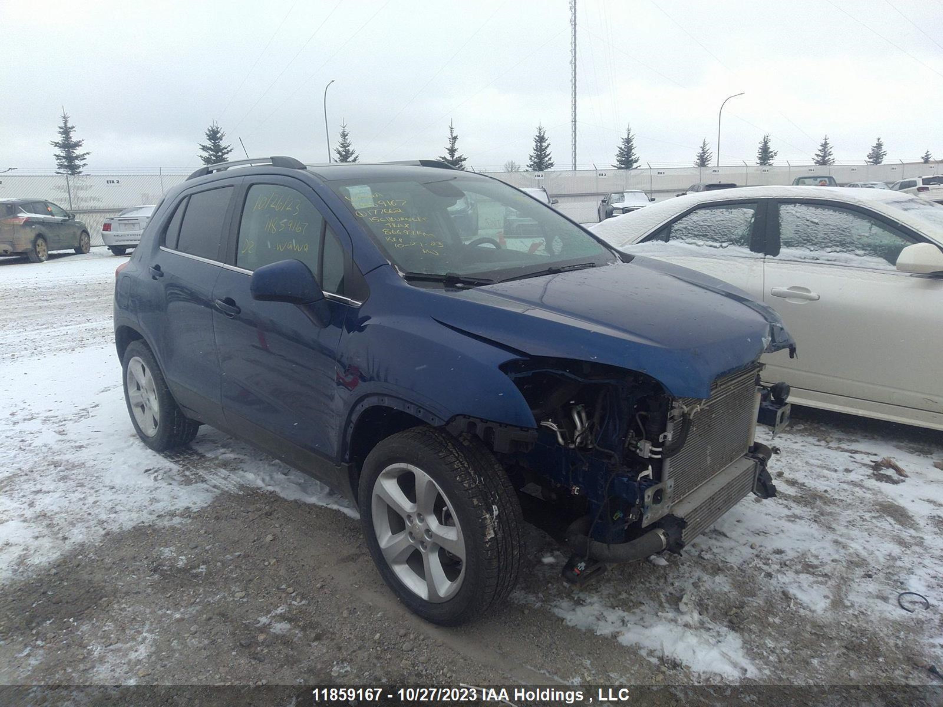 CHEVROLET TRAX 2015 3gncjtsb0fl177662