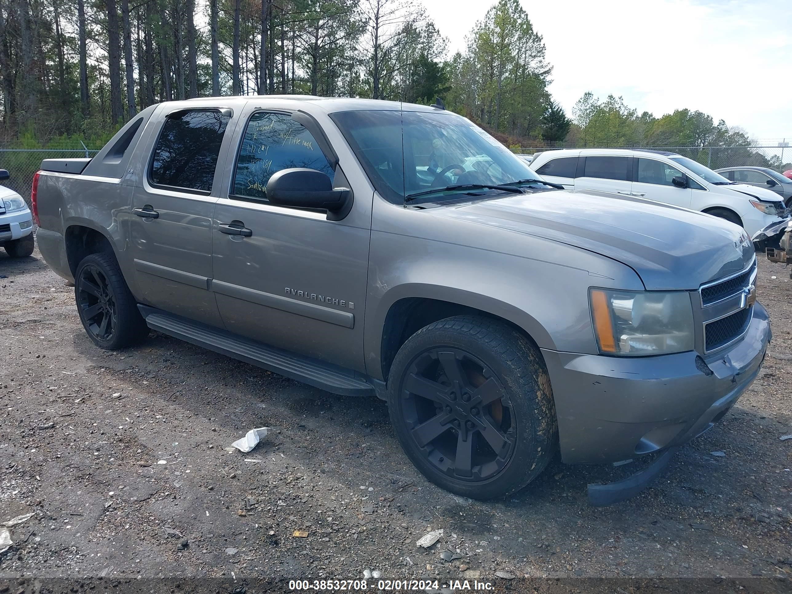 CHEVROLET AVALANCHE 2007 3gnec120x7g139484