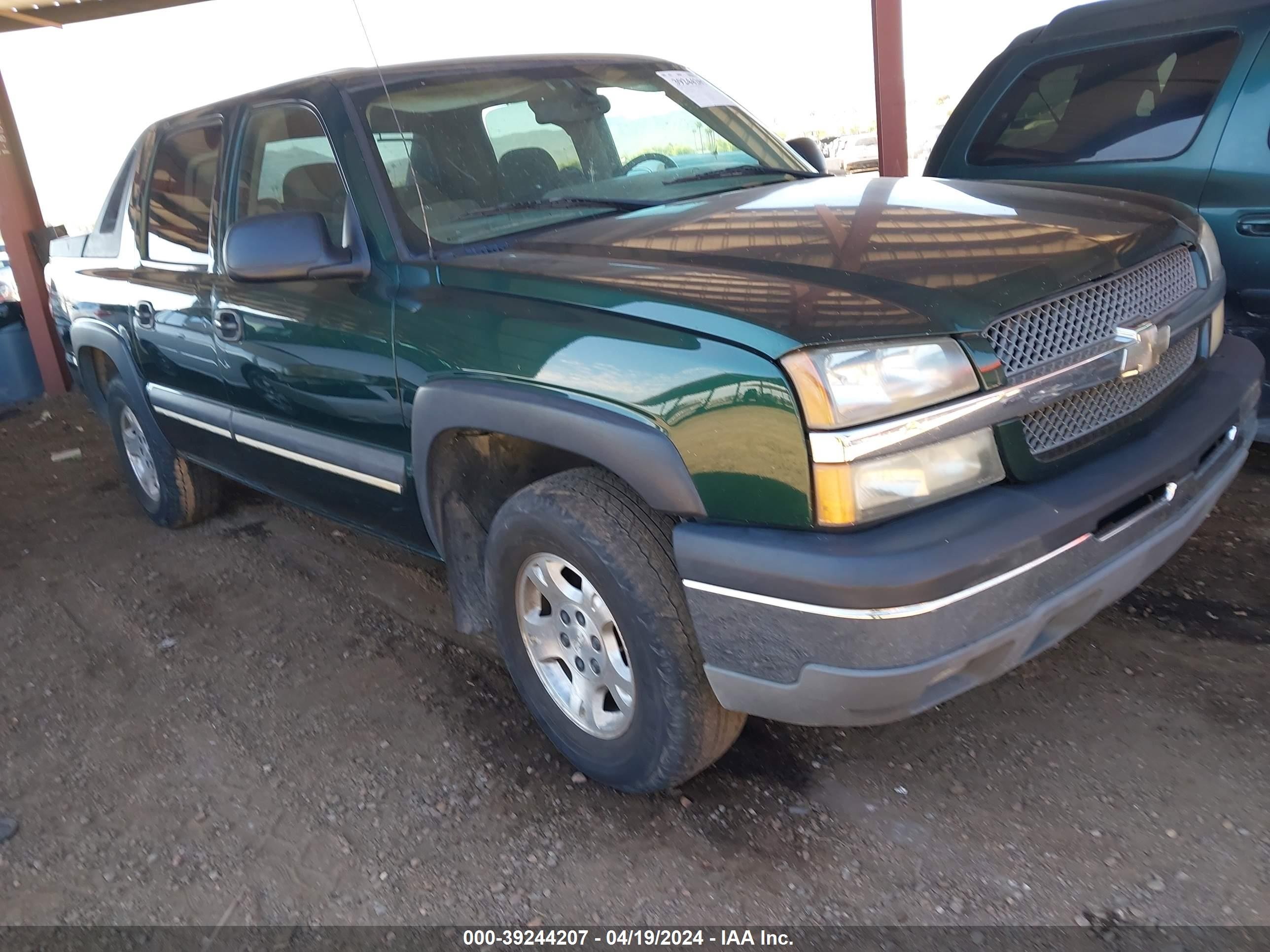 CHEVROLET AVALANCHE 2004 3gnec12tx4g178484