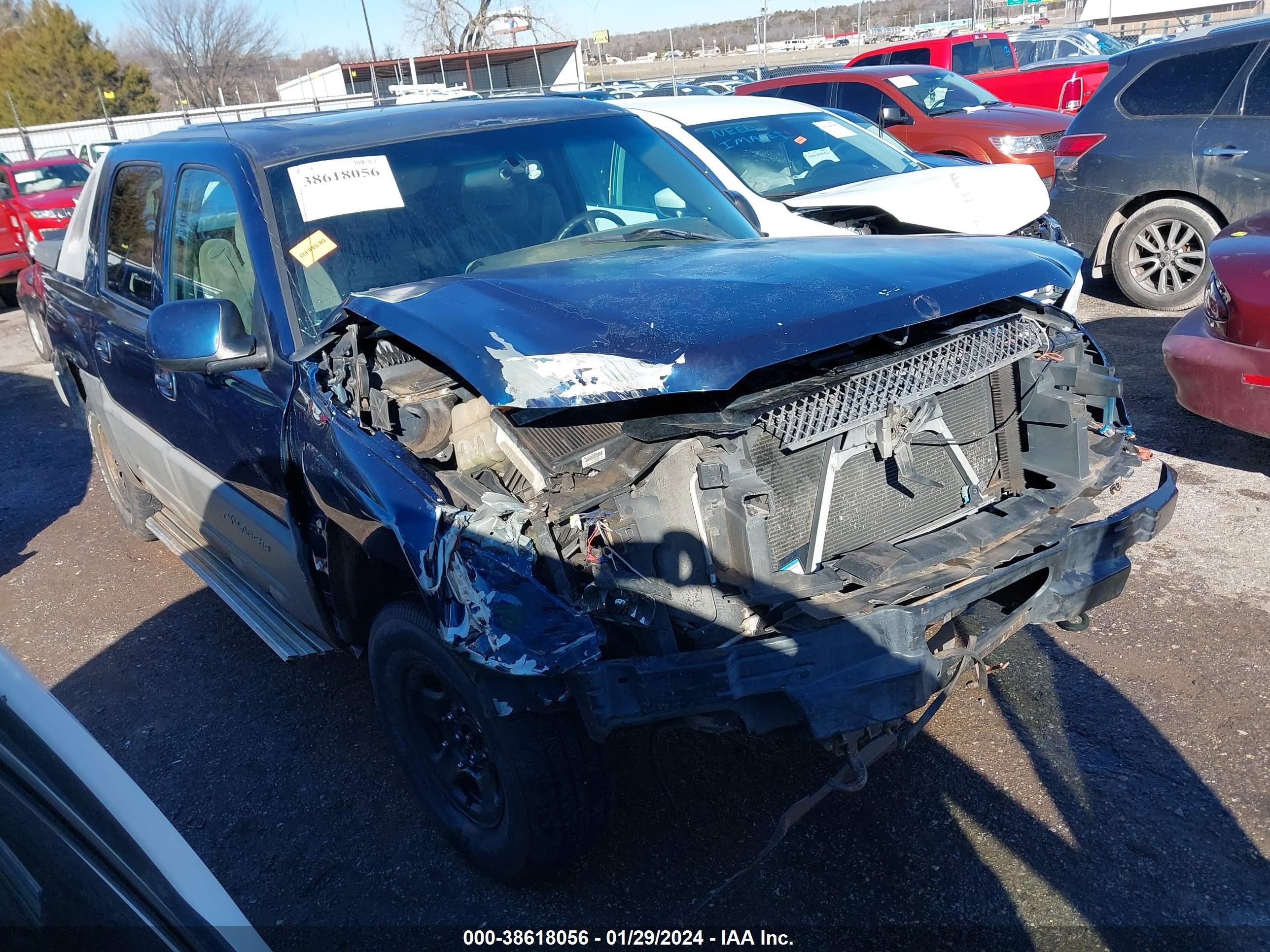 CHEVROLET AVALANCHE 2002 3gnec13t02g299004