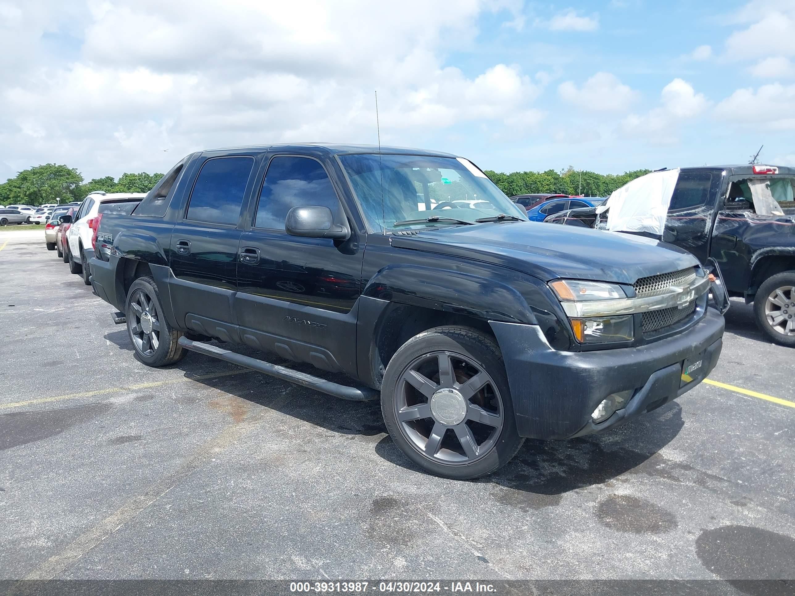 CHEVROLET AVALANCHE 2003 3gnec13t23g190383