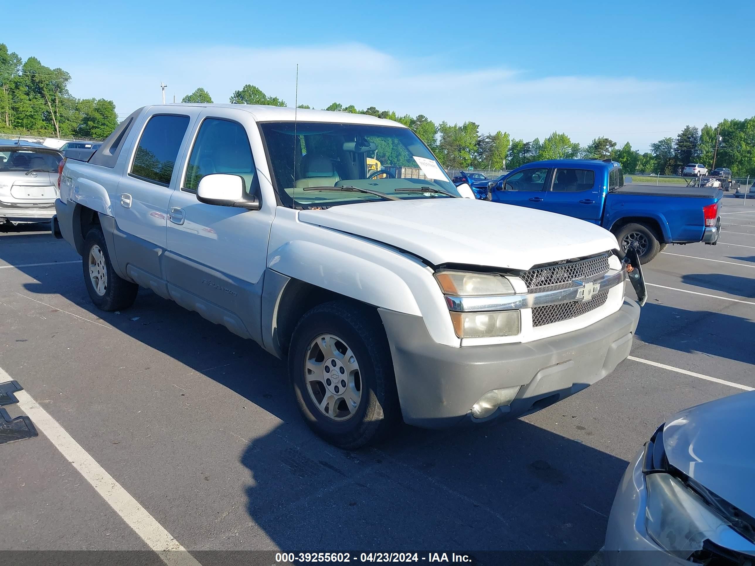 CHEVROLET AVALANCHE 2002 3gnec13t32g238410