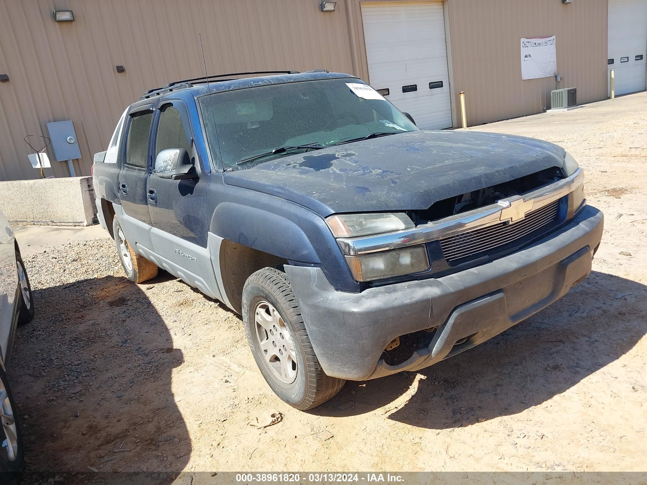 CHEVROLET AVALANCHE 2002 3gnec13t32g294489