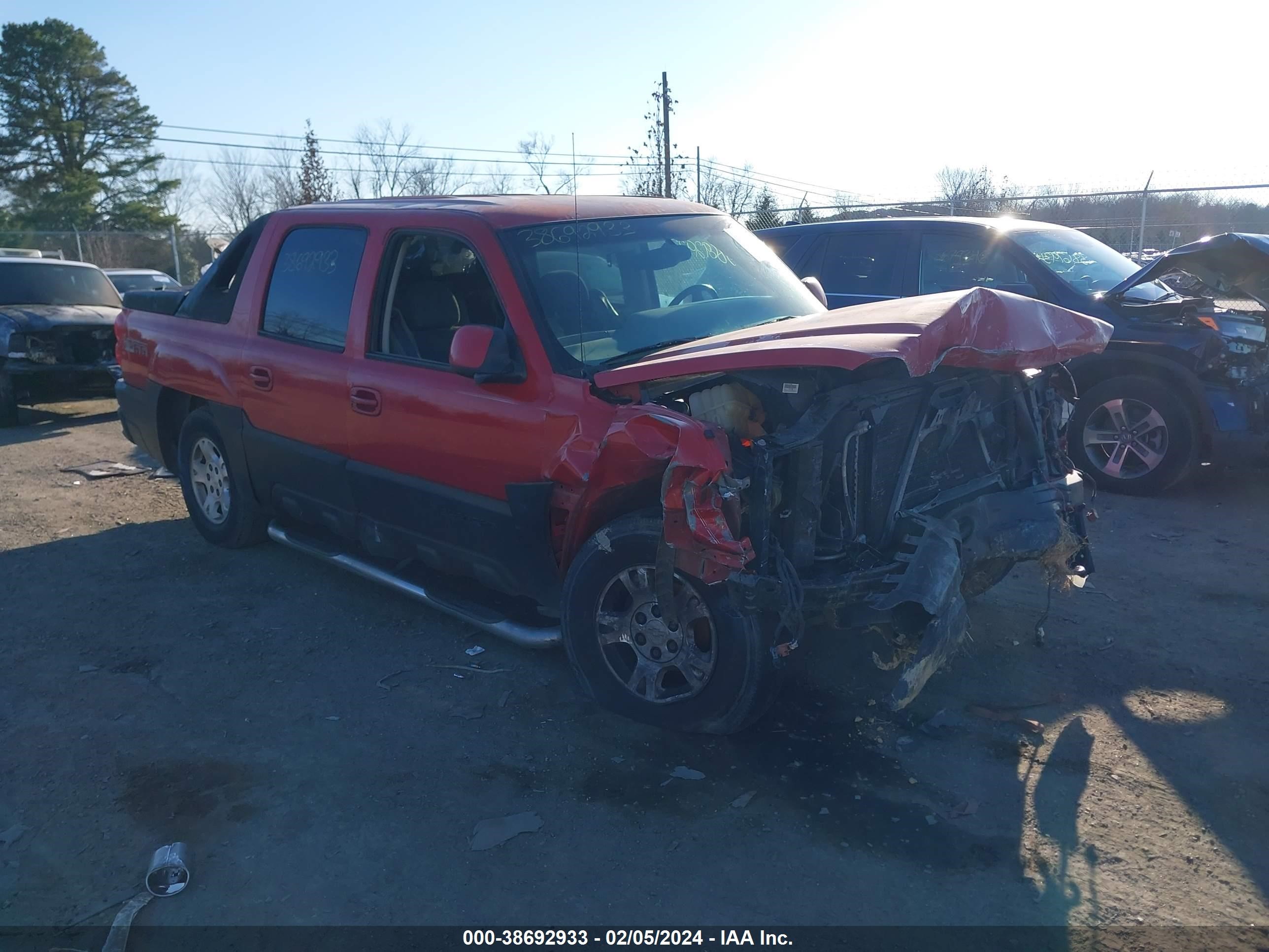 CHEVROLET AVALANCHE 2003 3gnec13t33g150586