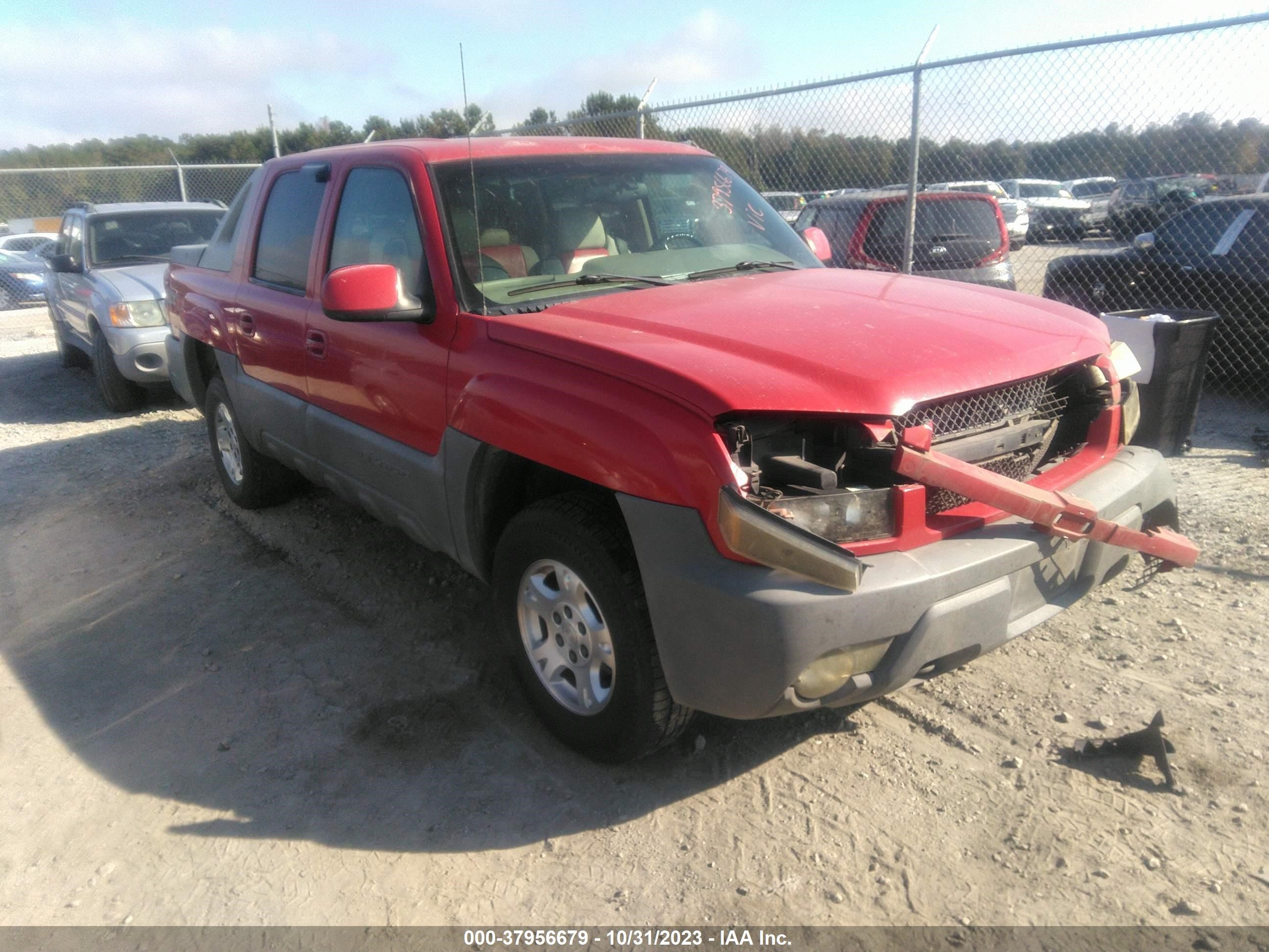 CHEVROLET AVALANCHE 2002 3gnec13t42g146979