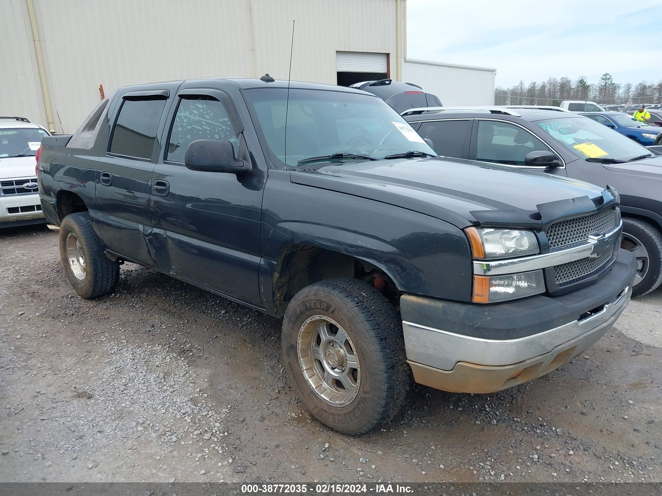 CHEVROLET AVALANCHE 2003 3gnec13t53g319684