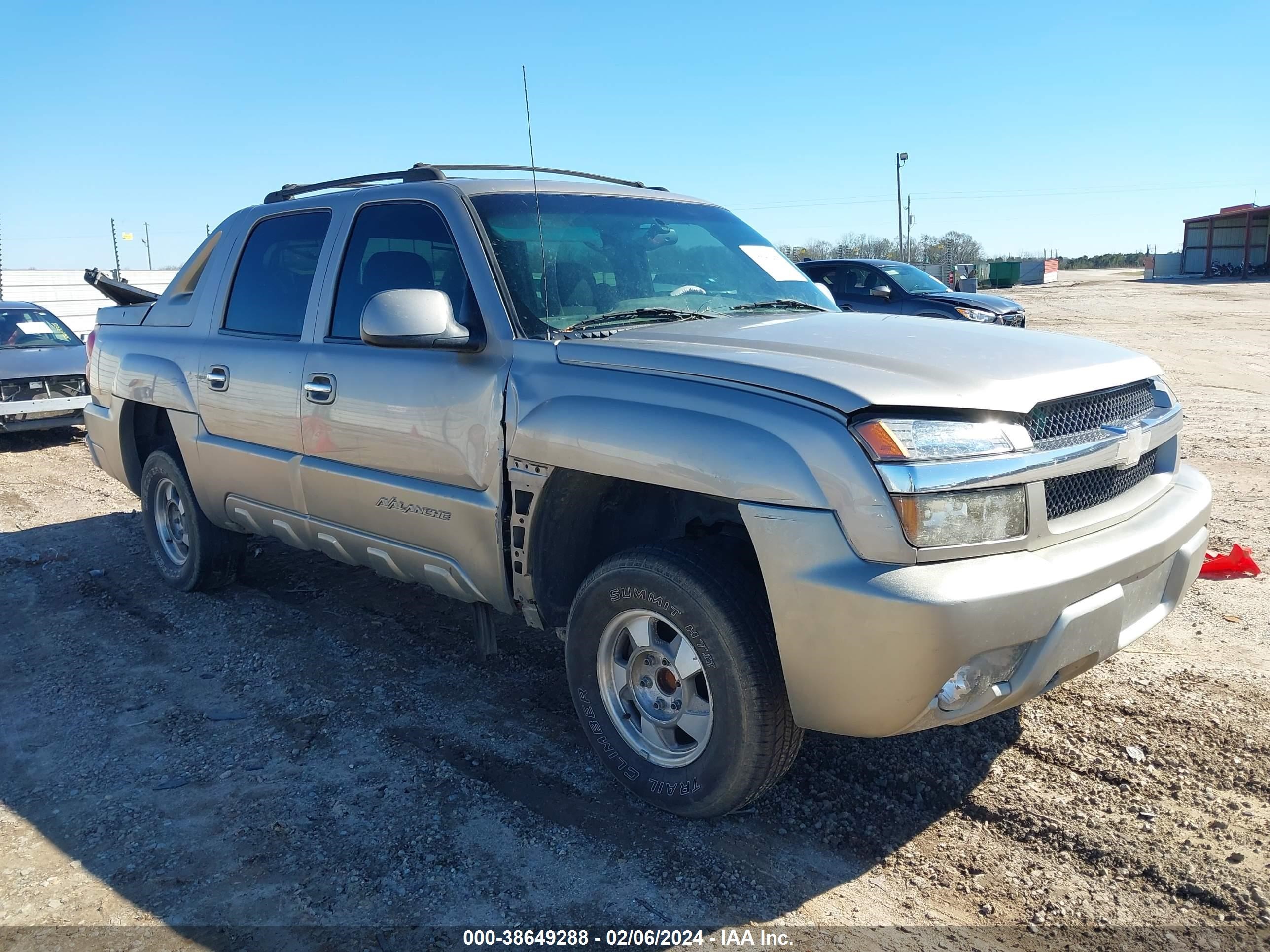 CHEVROLET AVALANCHE 2002 3gnec13t72g108064