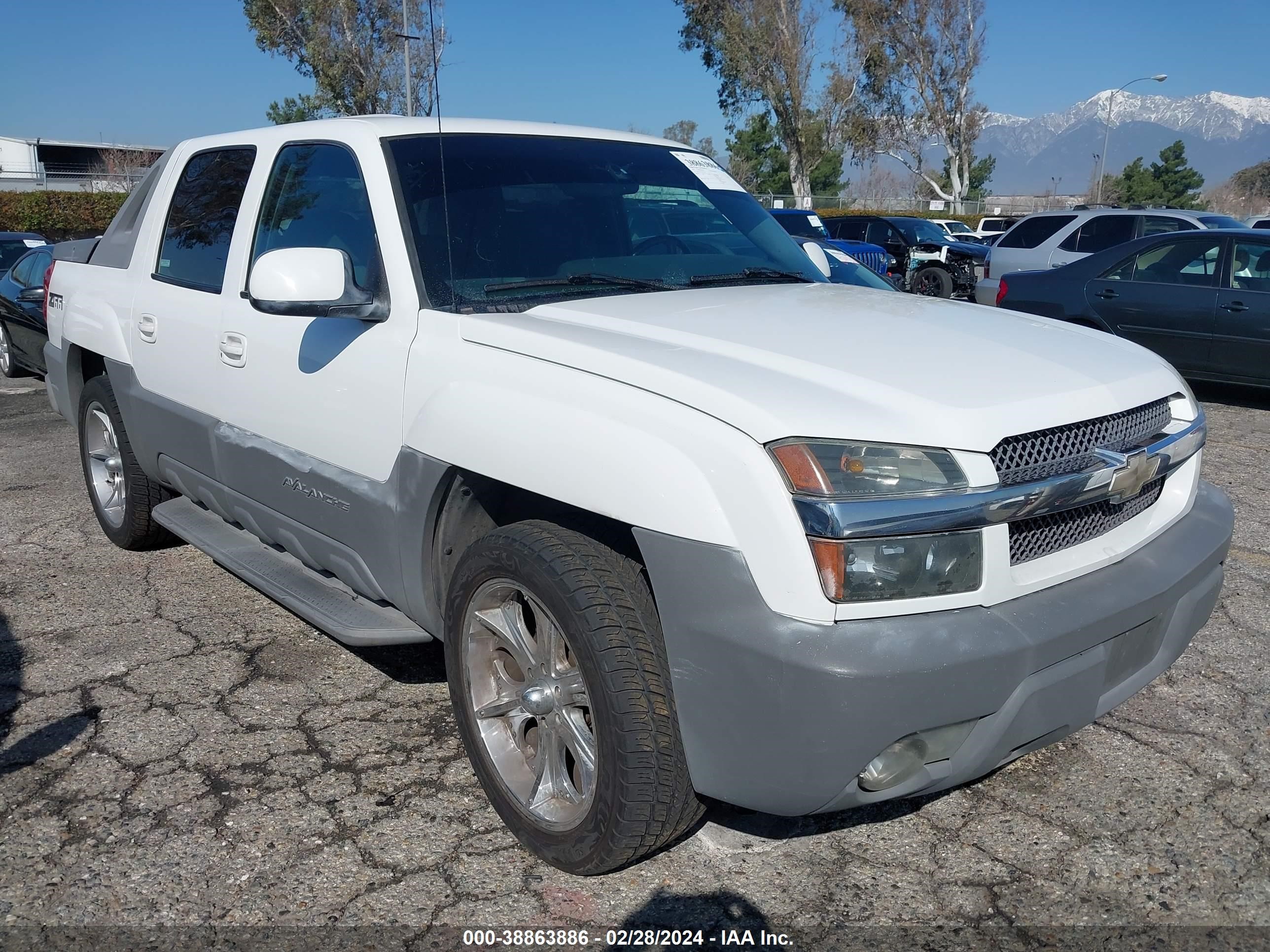 CHEVROLET AVALANCHE 2002 3gnec13t72g111143