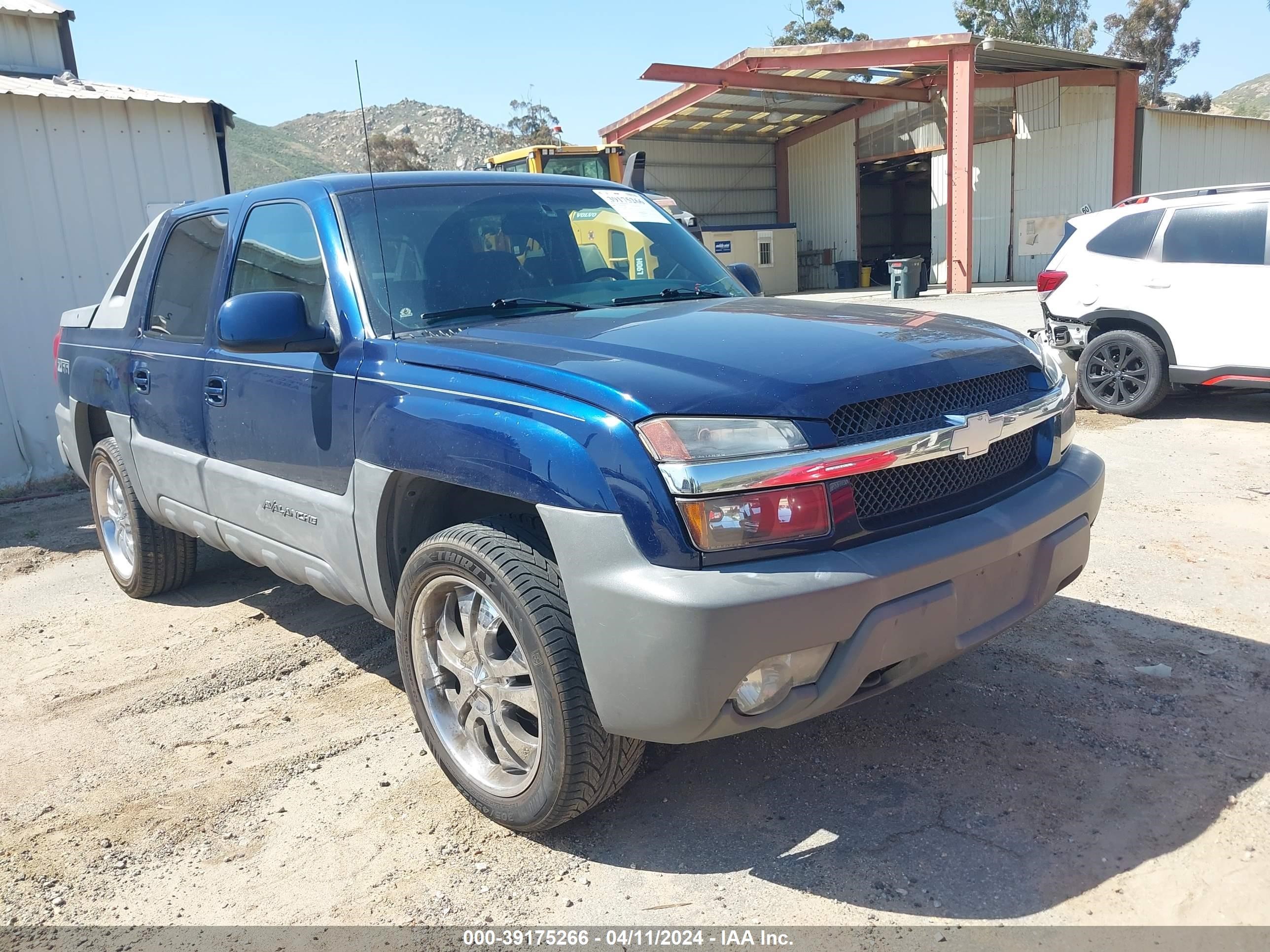 CHEVROLET AVALANCHE 2002 3gnec13t72g166871