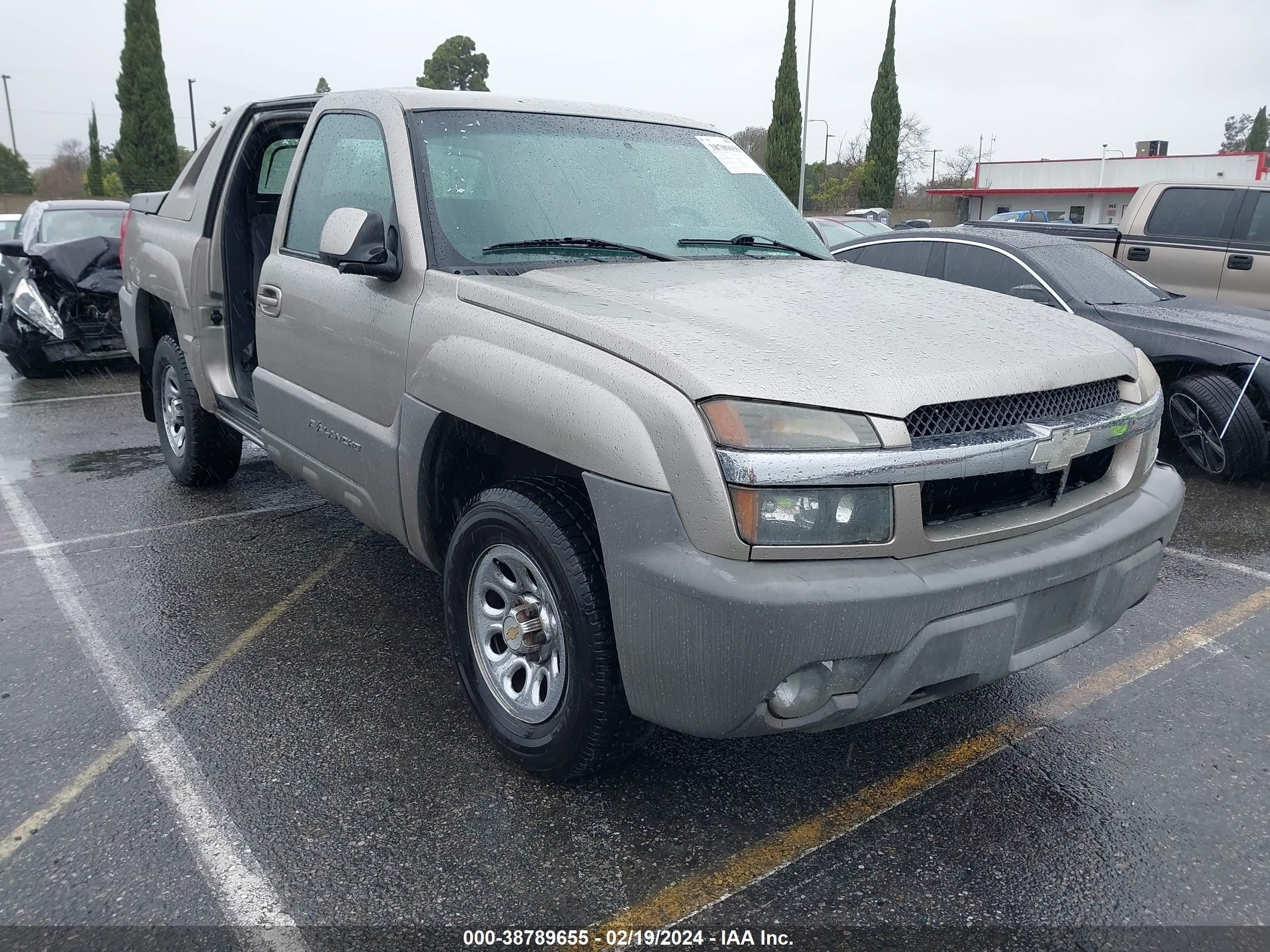 CHEVROLET AVALANCHE 2002 3gnec13t82g244624