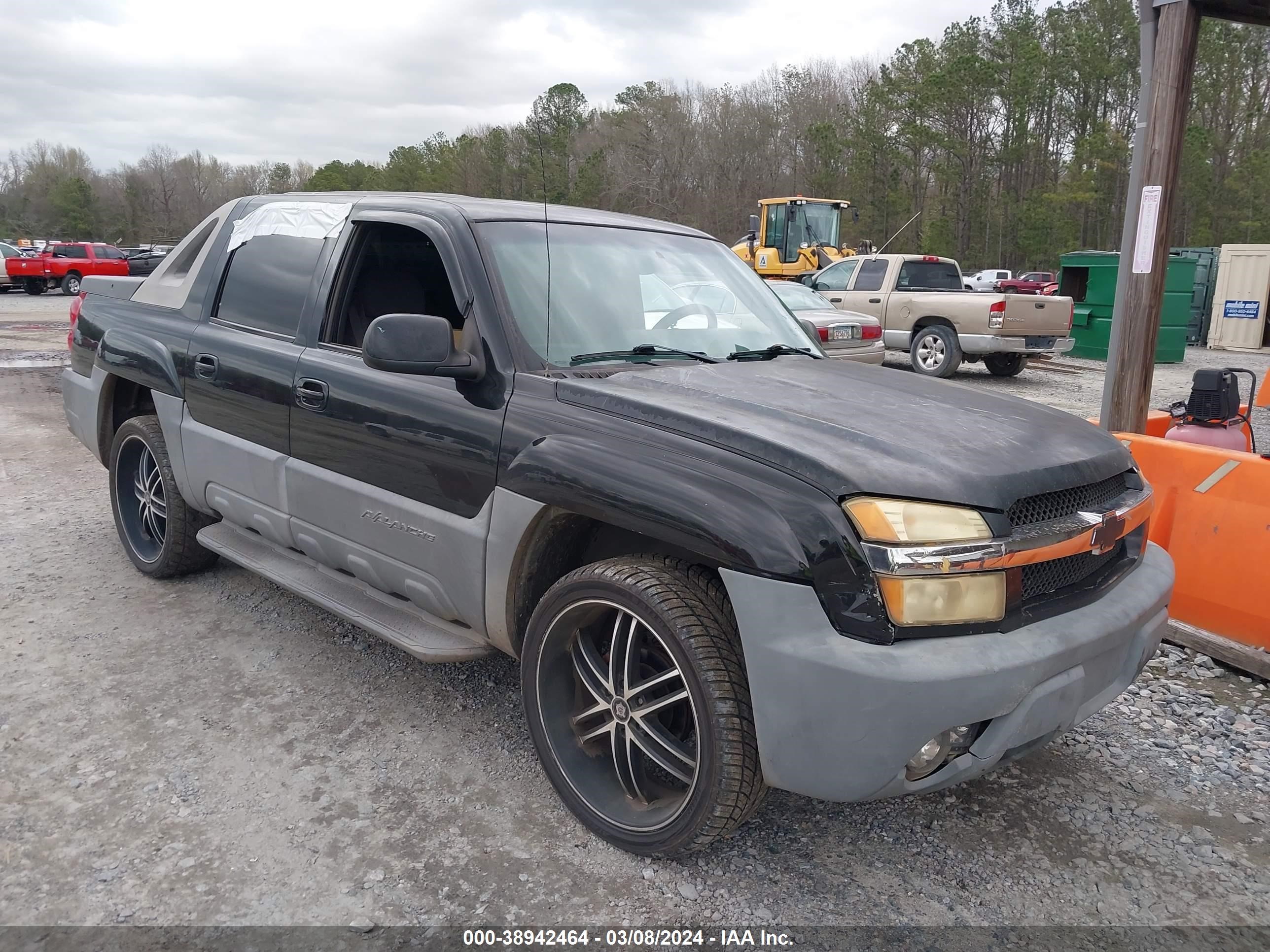 CHEVROLET AVALANCHE 2002 3gnec13t92g156097